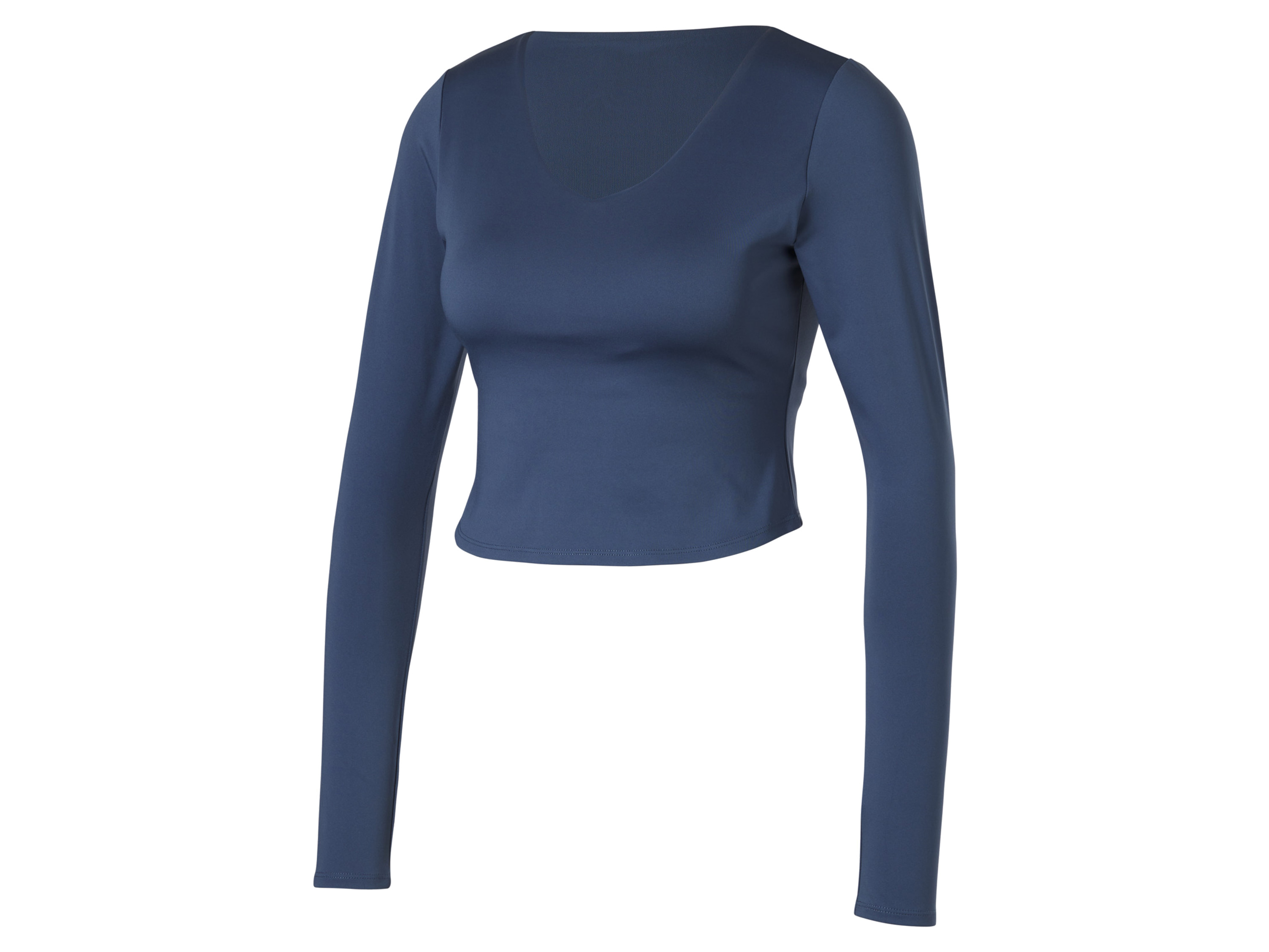 CRIVIT Damen Funktionsshirt langarm mit BH (Blau, M(40/42)) Bild 4