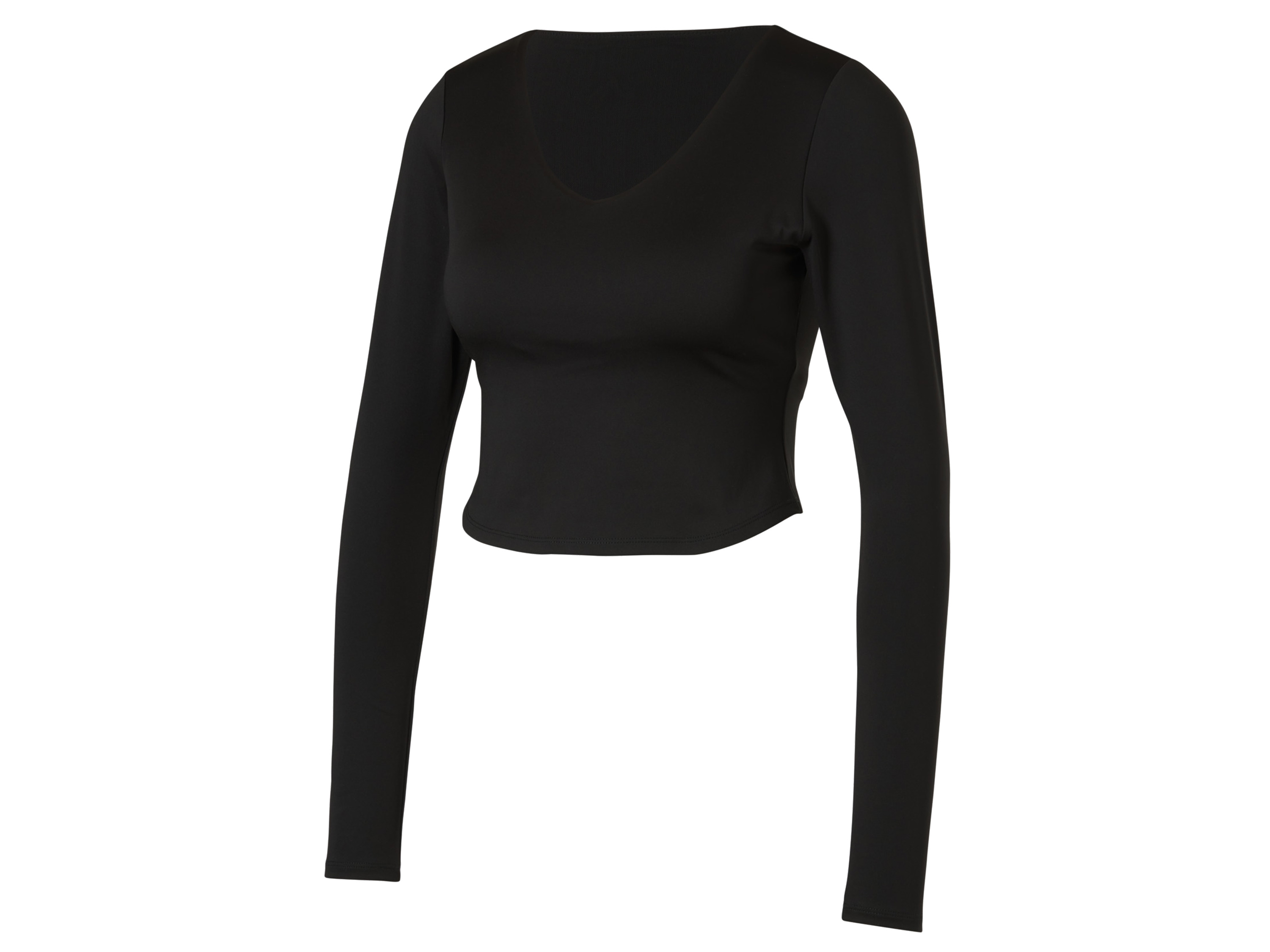 CRIVIT Damen Funktionsshirt langarm mit BH (Schwarz, M(40/42)) Bild 4