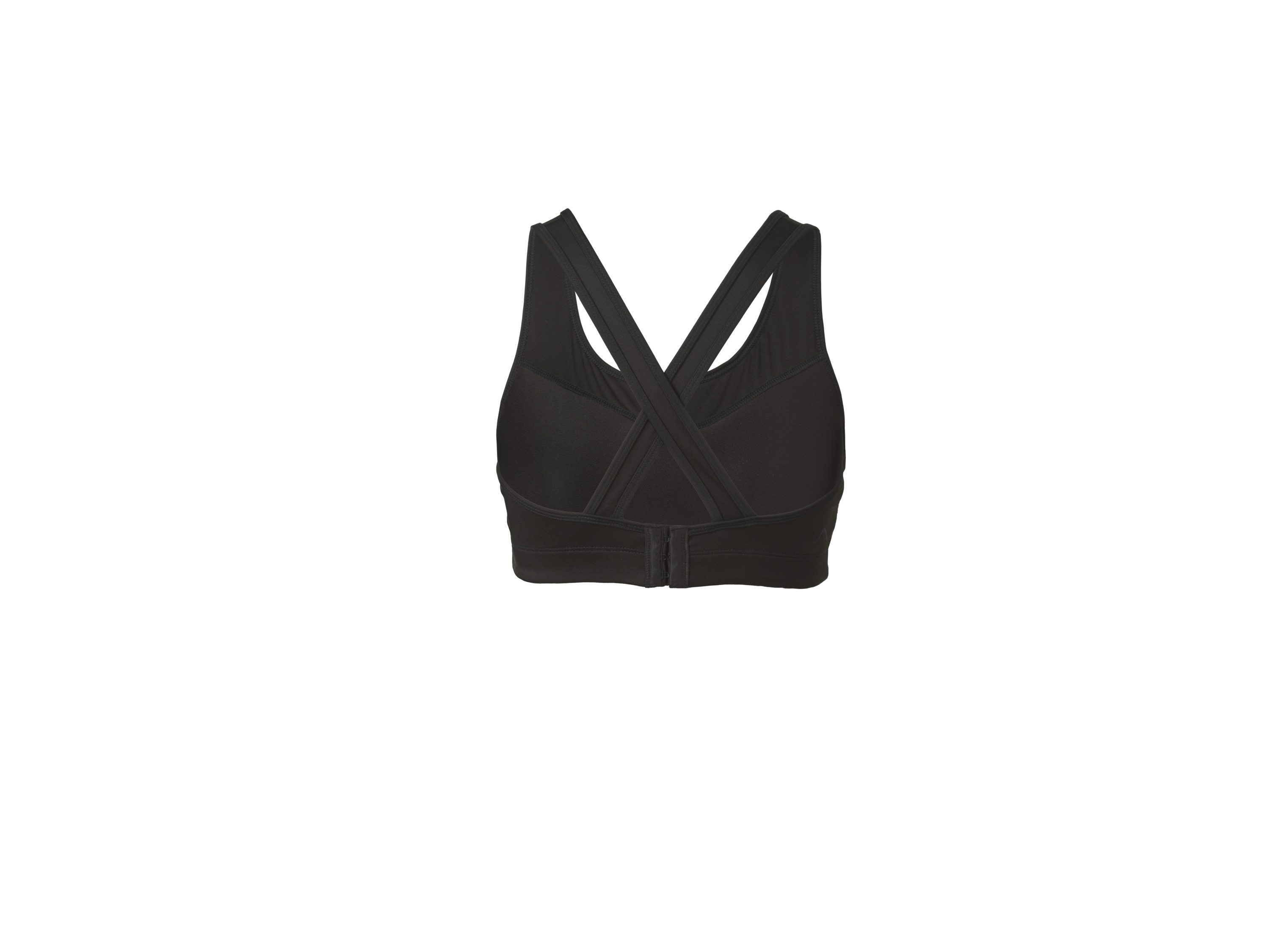 CRIVIT Damen Sport Bustier / BH gepaddet (Schwarz, XS(32/34)) Bild 2