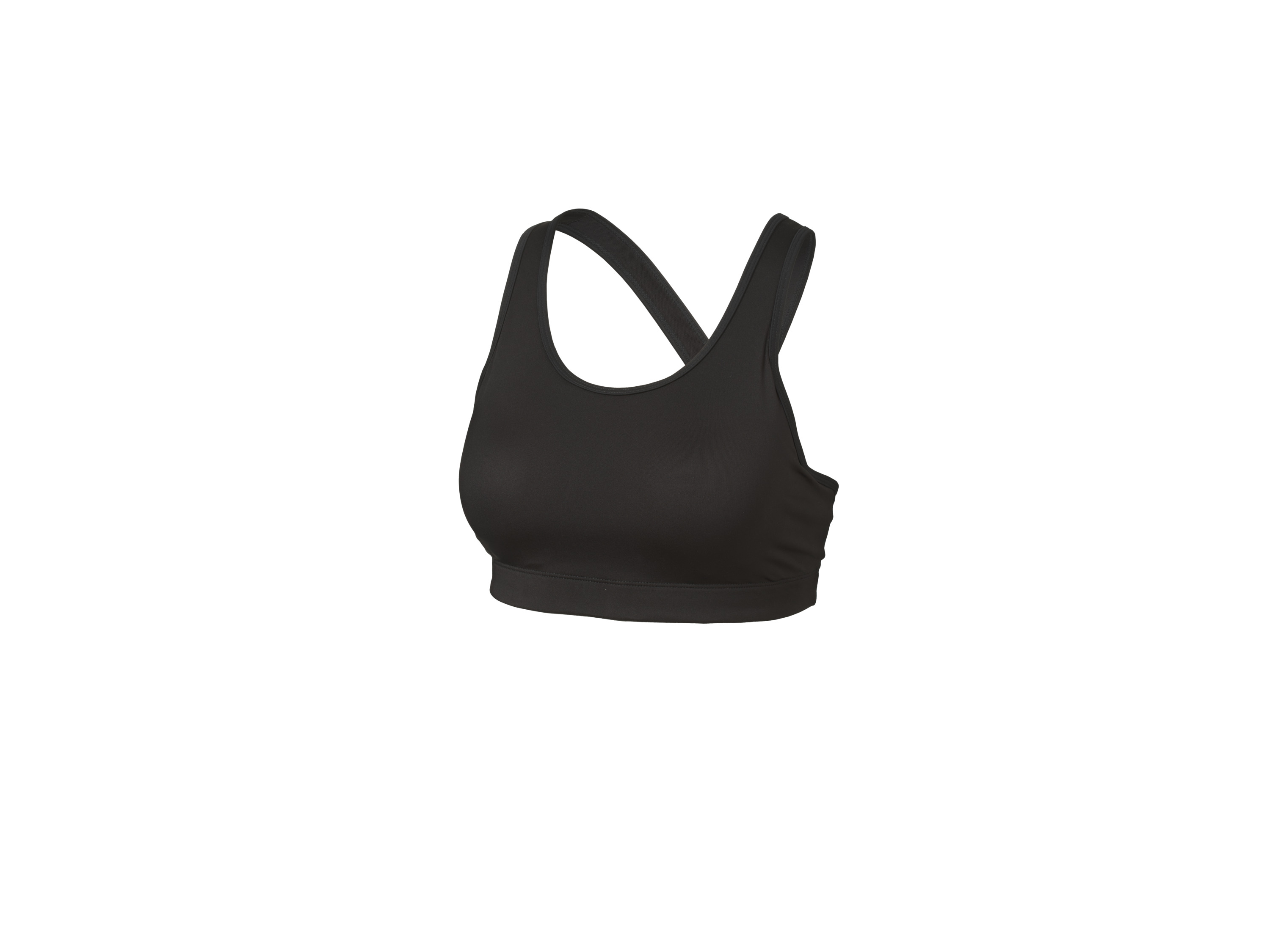 CRIVIT Damen Sport Bustier / BH gepaddet (Schwarz, XS(32/34)) Bild 3