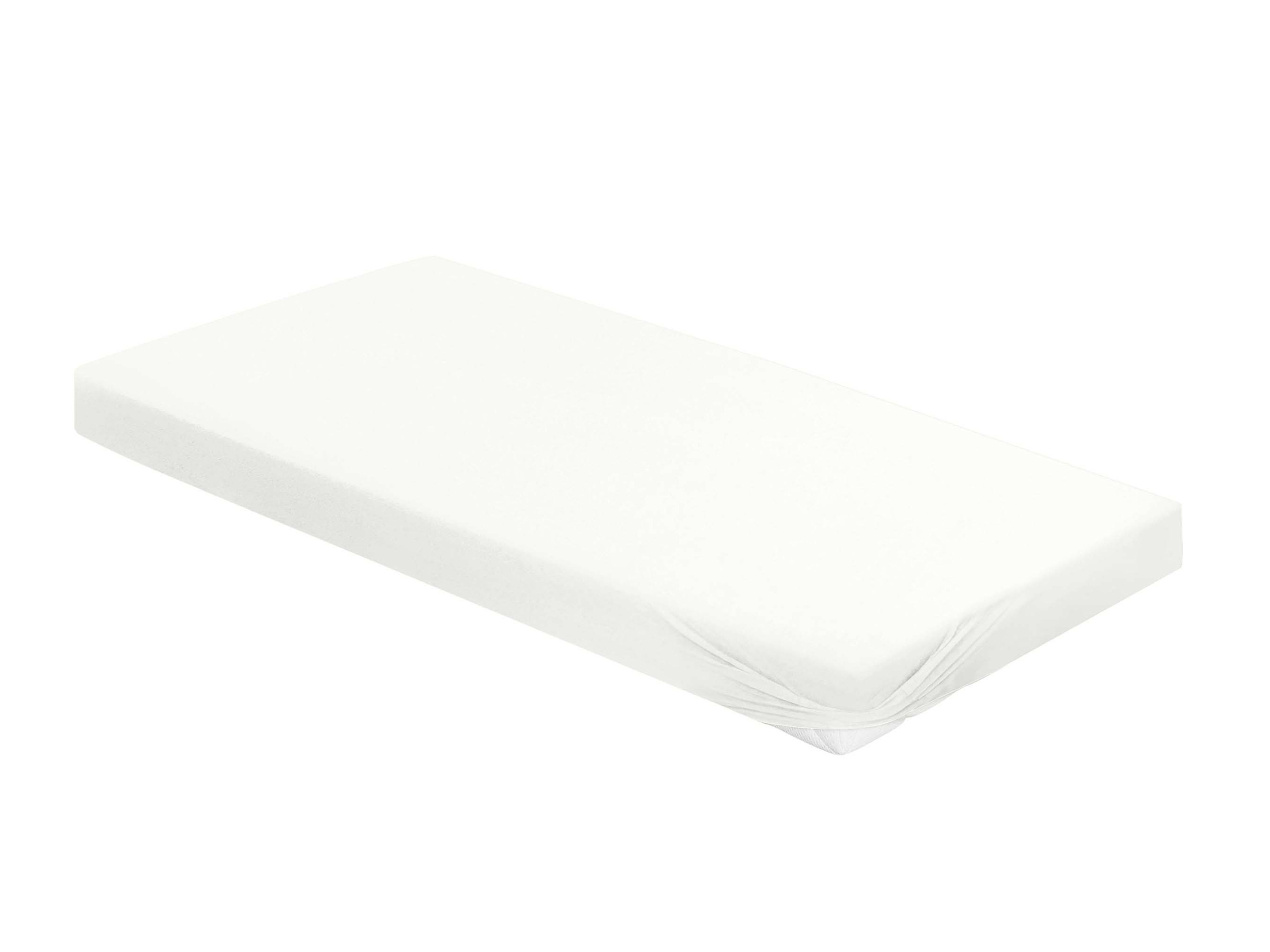 BIERBAUM Jersey Spannbetttuch 1002 (10 weiss, 190 x 200 cm) Bild 2