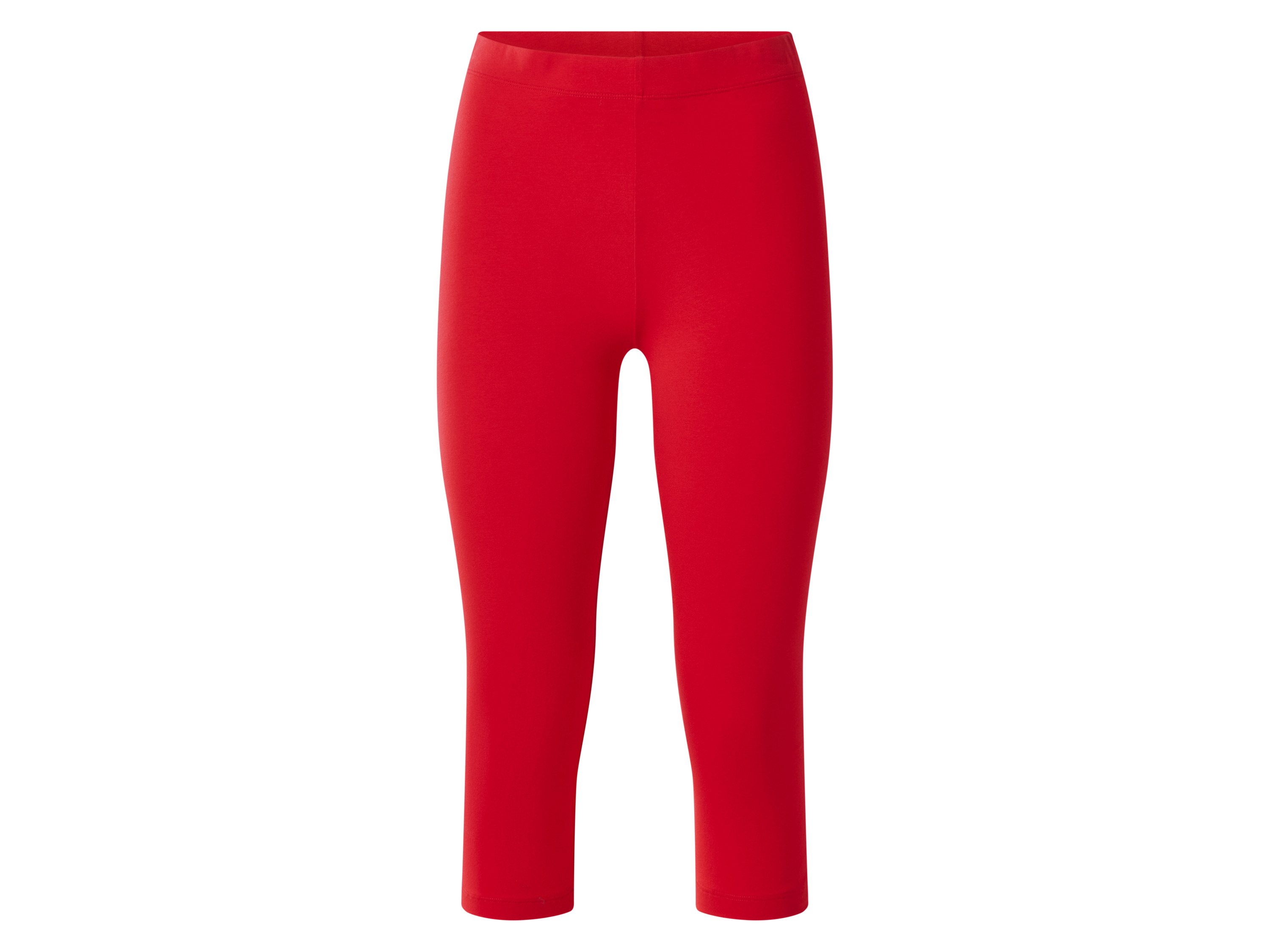 ESMARA® Damen Capri-Leggings (Rot, S(36/38))