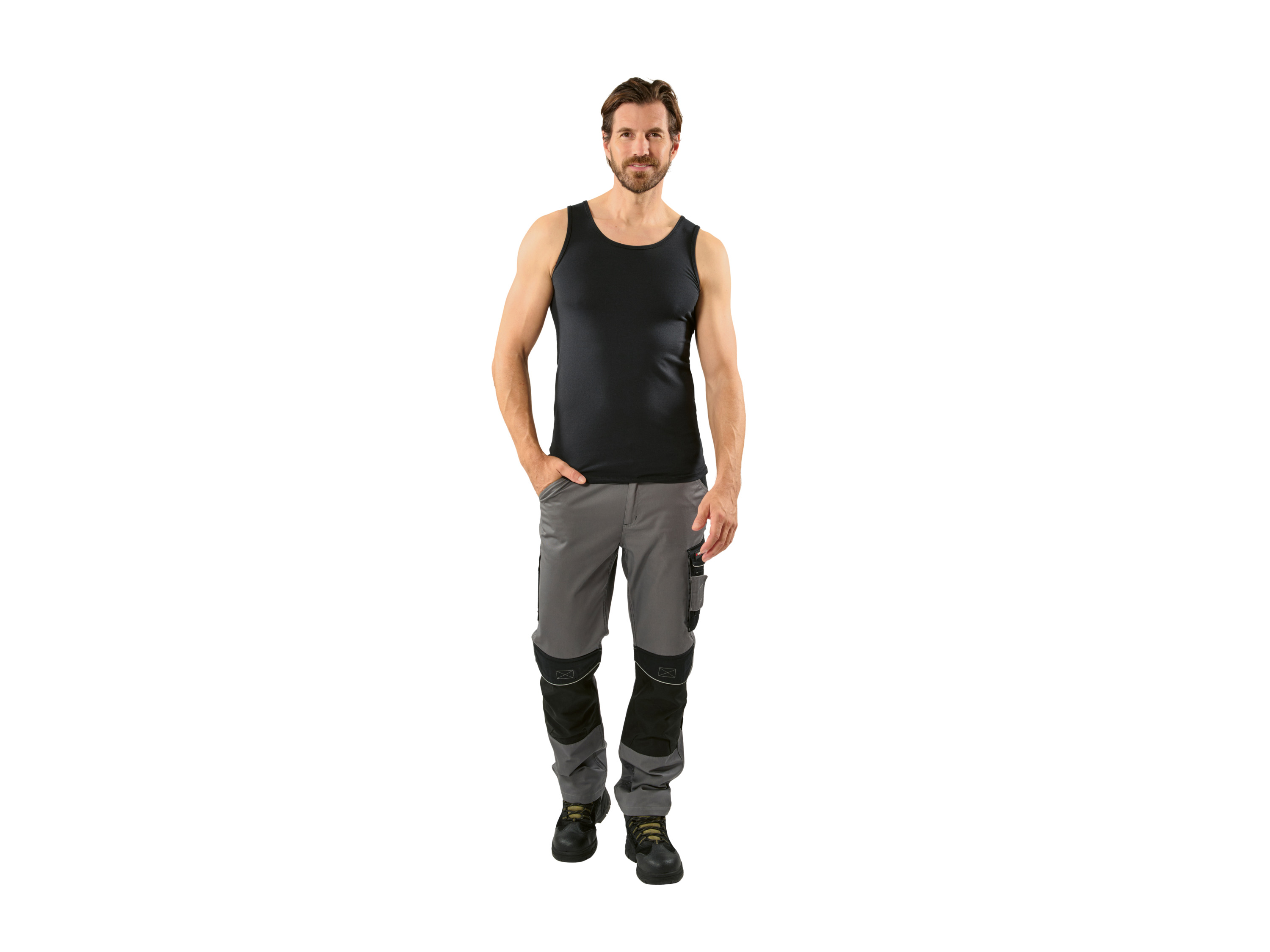 PARKSIDE® Herren Achselhemd, 2 Stück (schwarz, 8/XXL) Bild 2