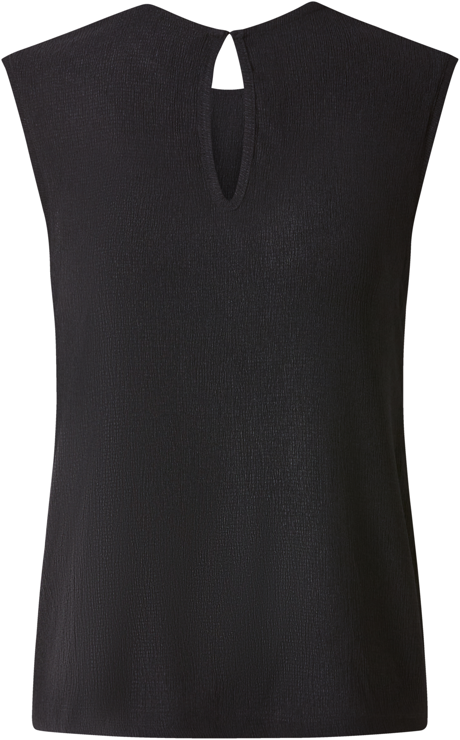 ESMARA® Damen Top, mit modischer Crinkle-Optik (Schwarz, L(44/46)) Bild 2
