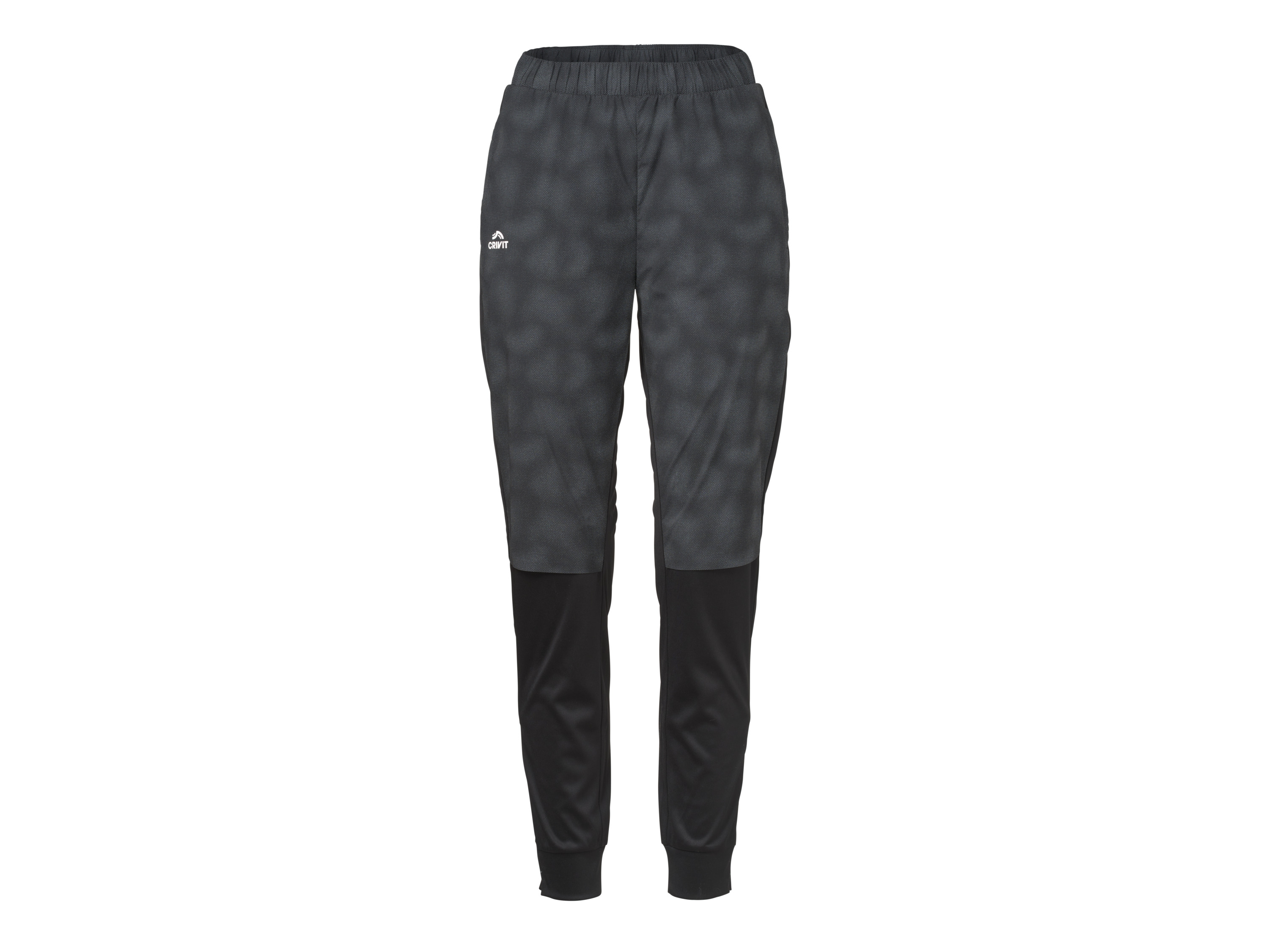 CRIVIT Damen Funktionshose Laufen, Athletic Fit (Gemustert, L(44/46))
