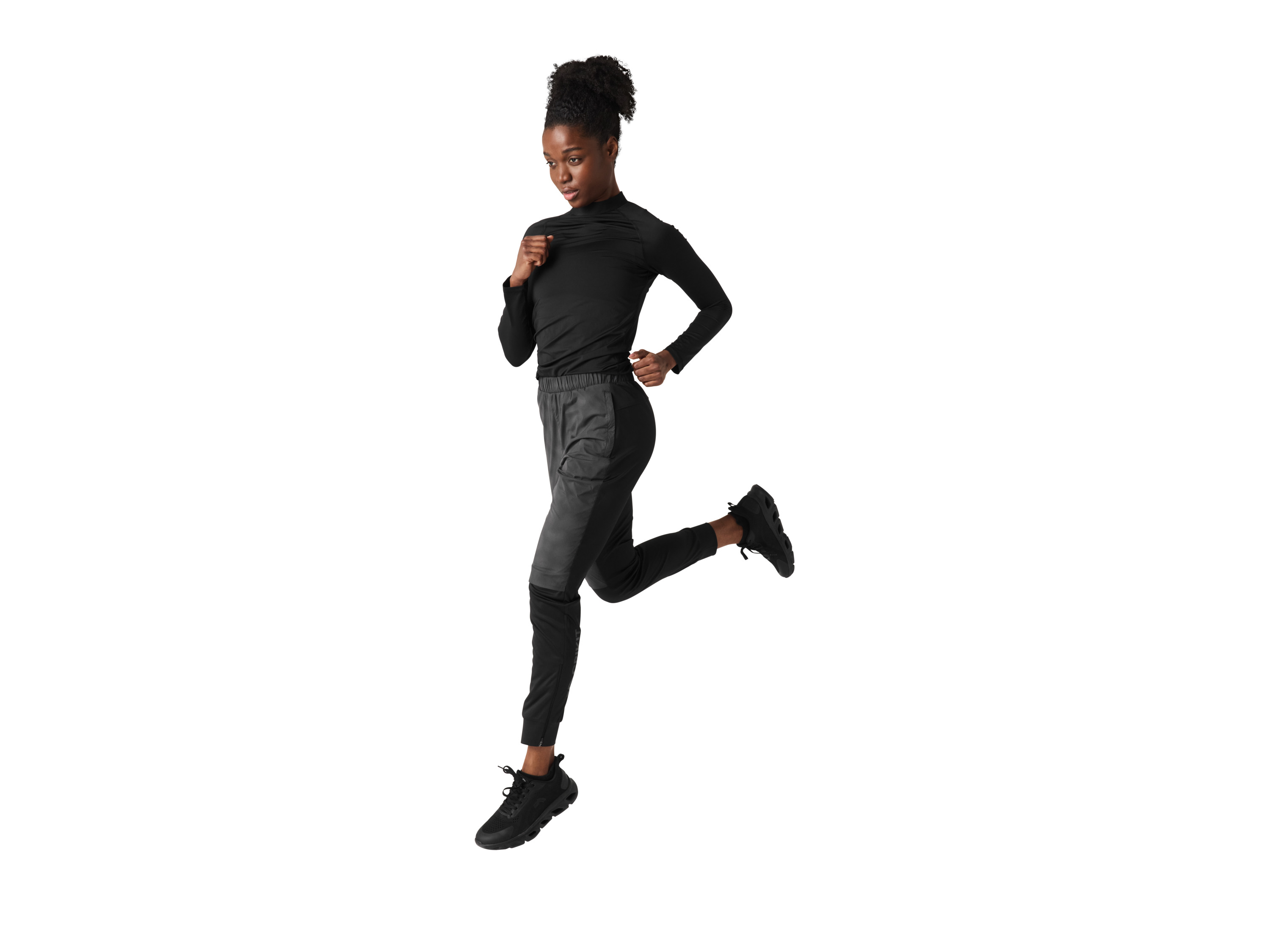 CRIVIT Damen Funktionshose Laufen, Athletic Fit (Gemustert, L(44/46)) Bild 3