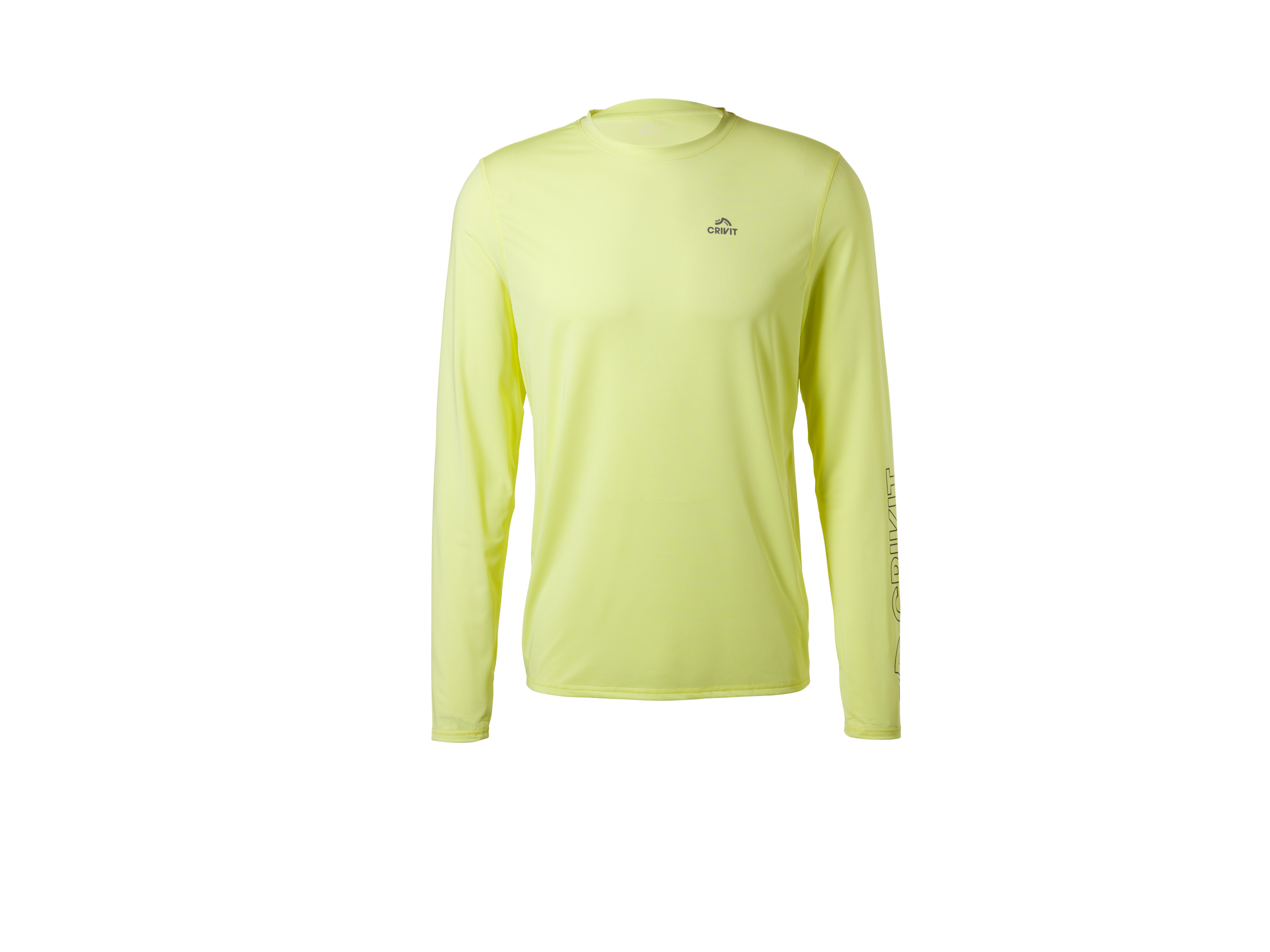CRIVIT Herren Funktionsshirt Laufen, Athletic Fit (Gelb, S (44/46)) Bild 3