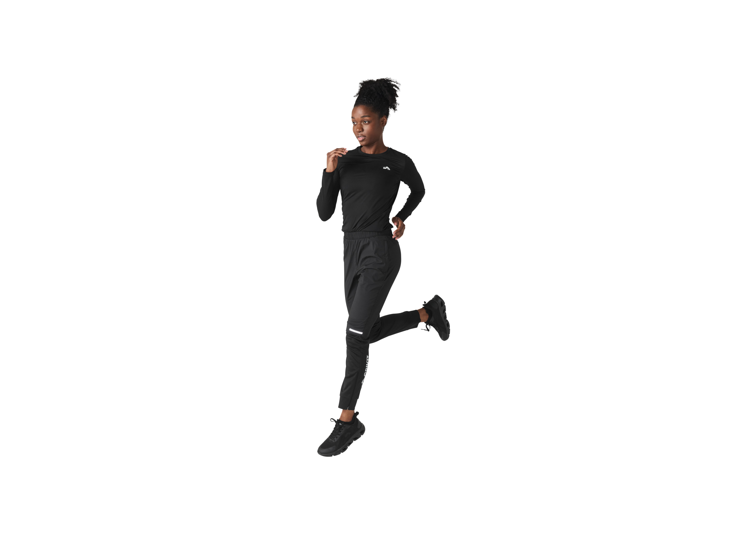 CRIVIT Damen Funktionshose Laufen, Athletic Fit (Schwarz, S(36/38)) Bild 2