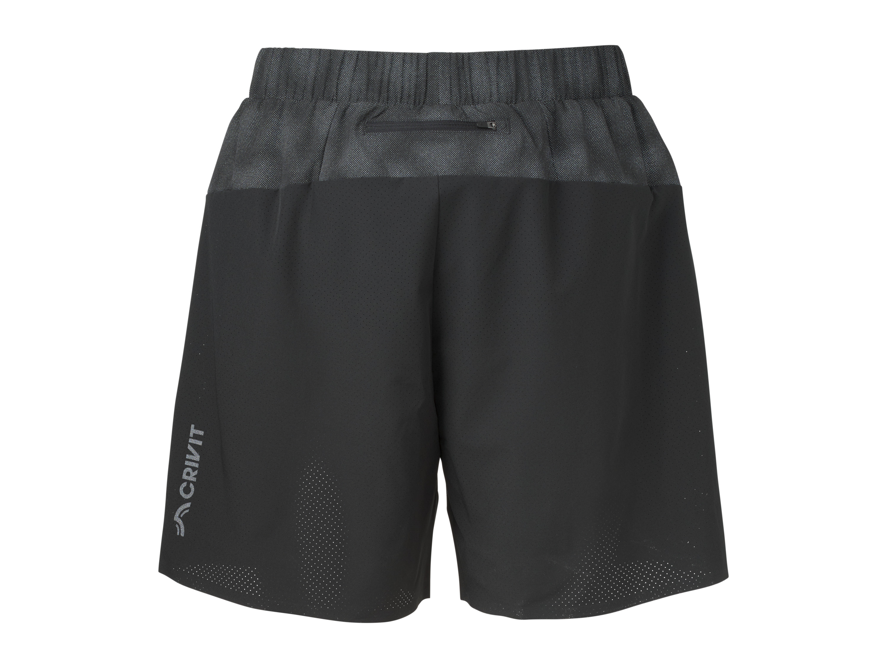 CRIVIT Herren Funktionsshorts Laufen, Athletic Fit (Gemustert, M (48/50))