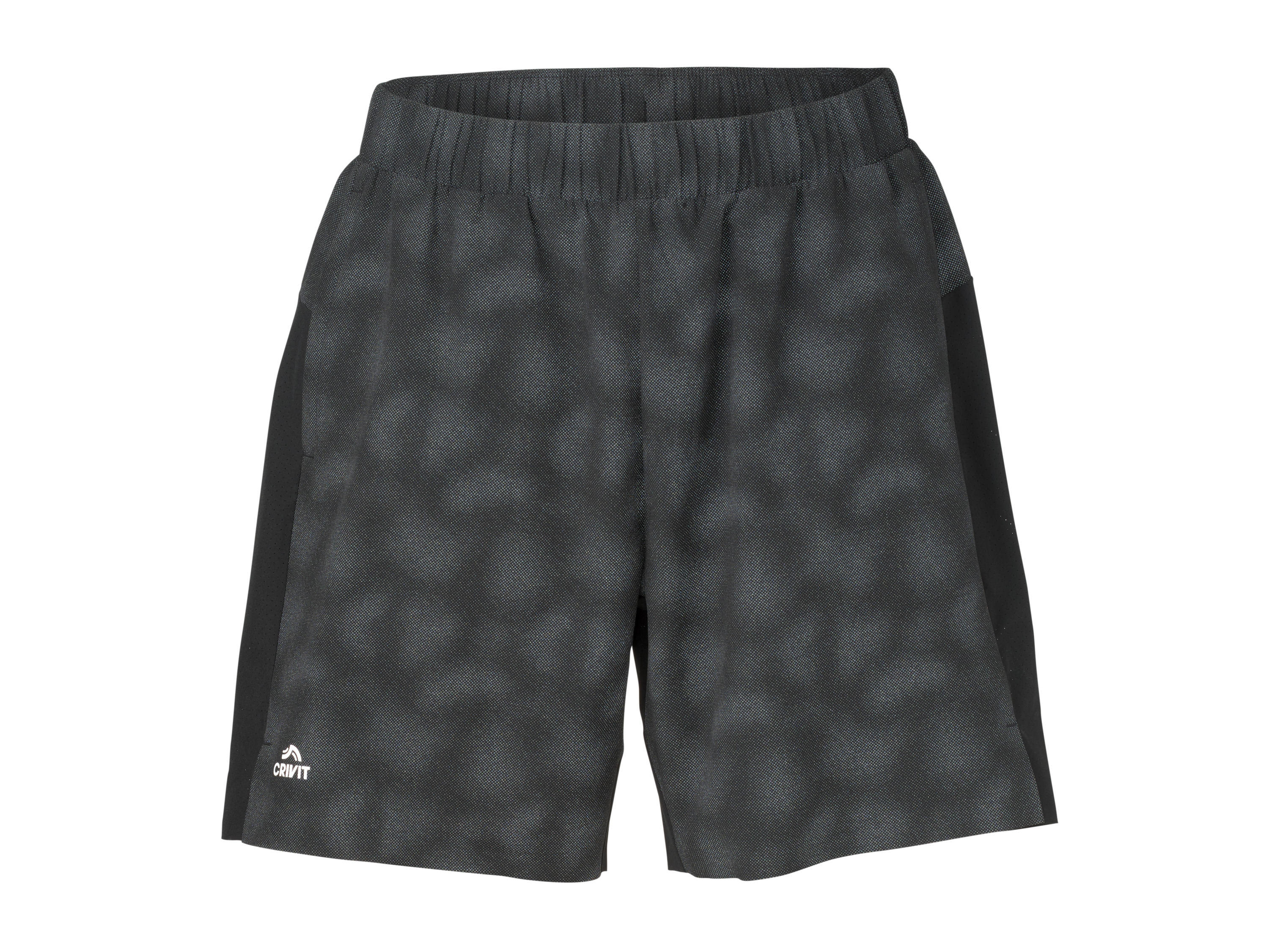 CRIVIT Herren Funktionsshorts Laufen, Athletic Fit (Gemustert, M (48/50)) Bild 2