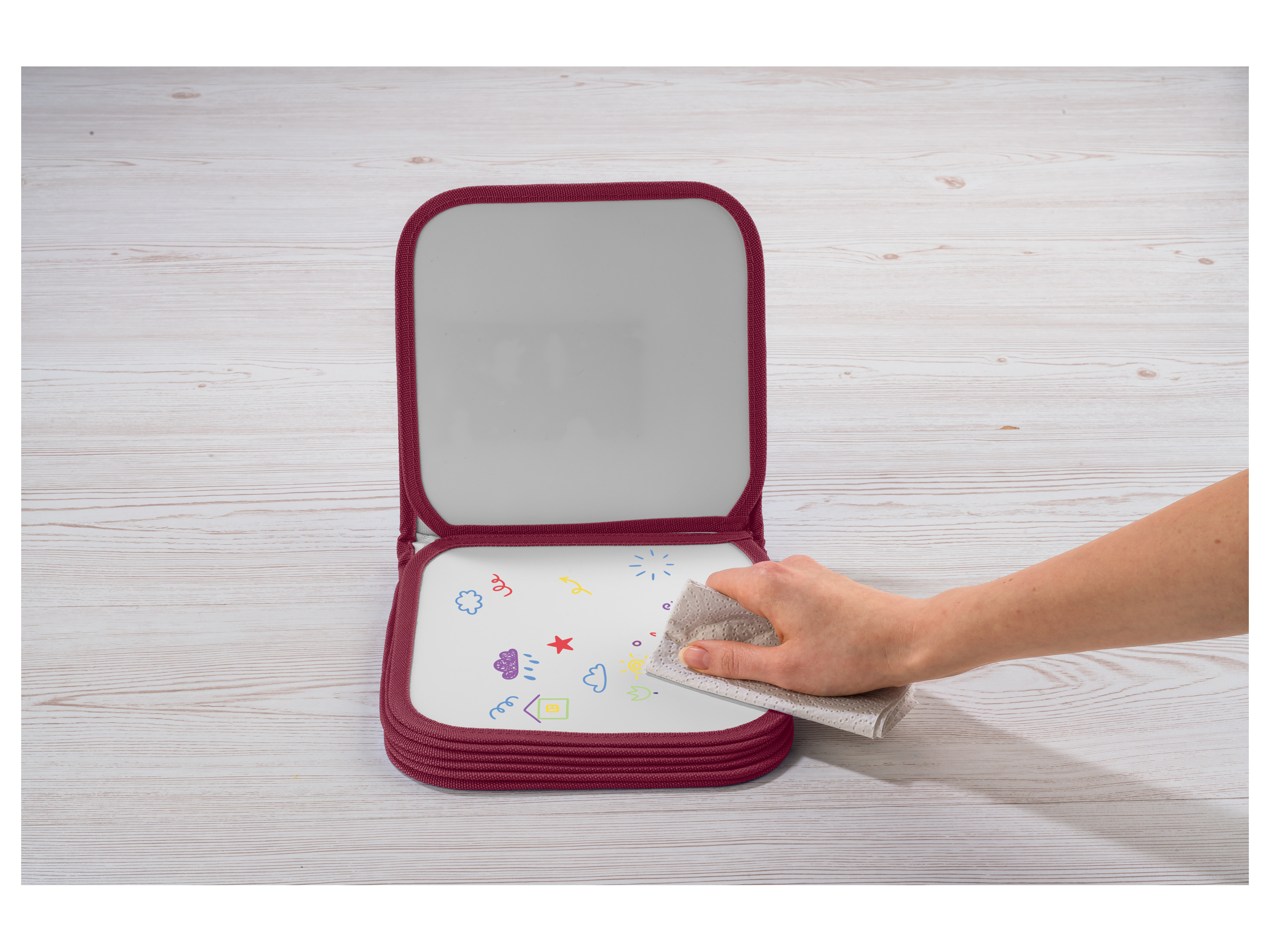 CRELANDO® Abwaschbares Malbuch (Einhorn)