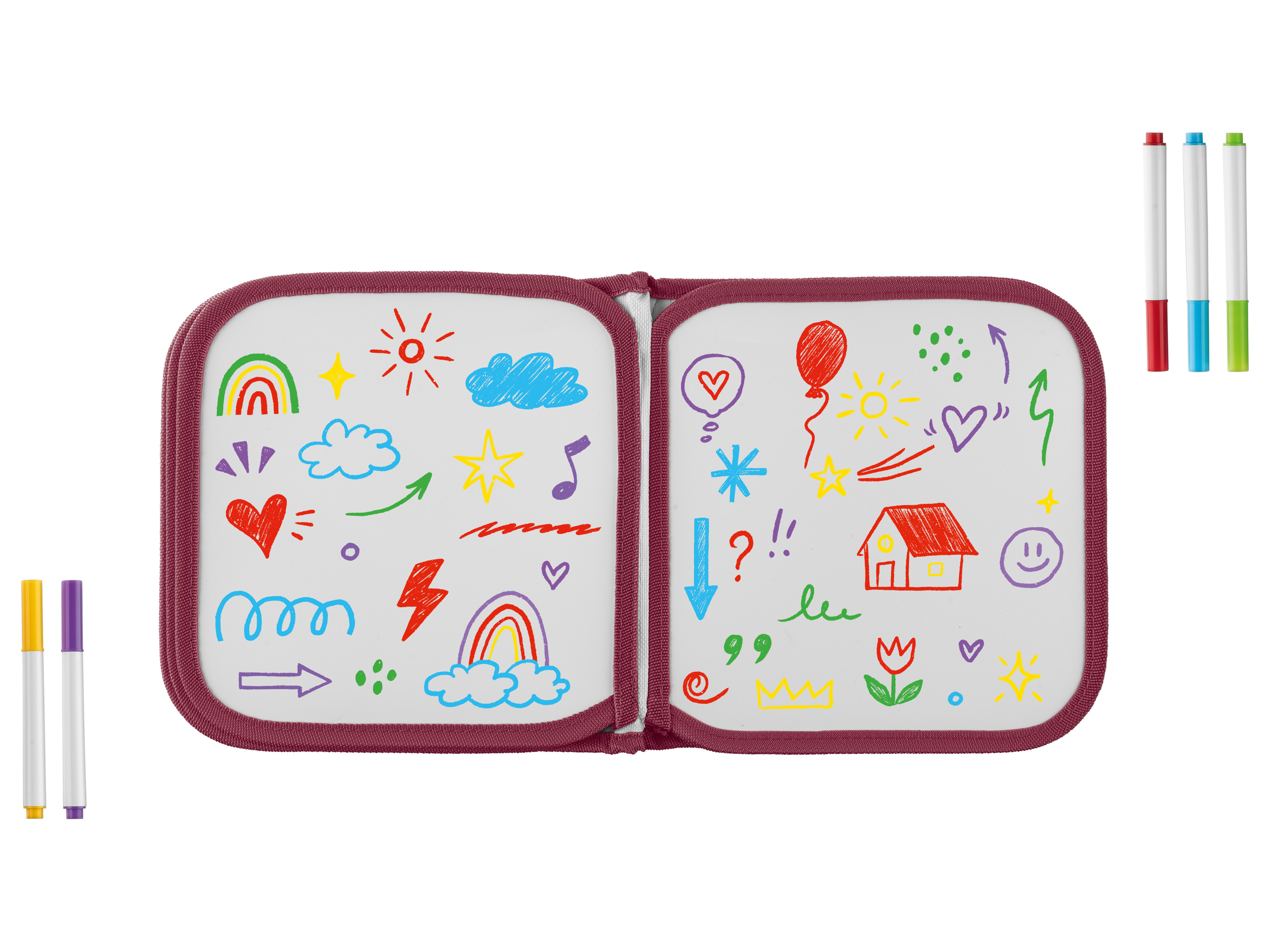 CRELANDO® Abwaschbares Malbuch (Einhorn) Bild 2