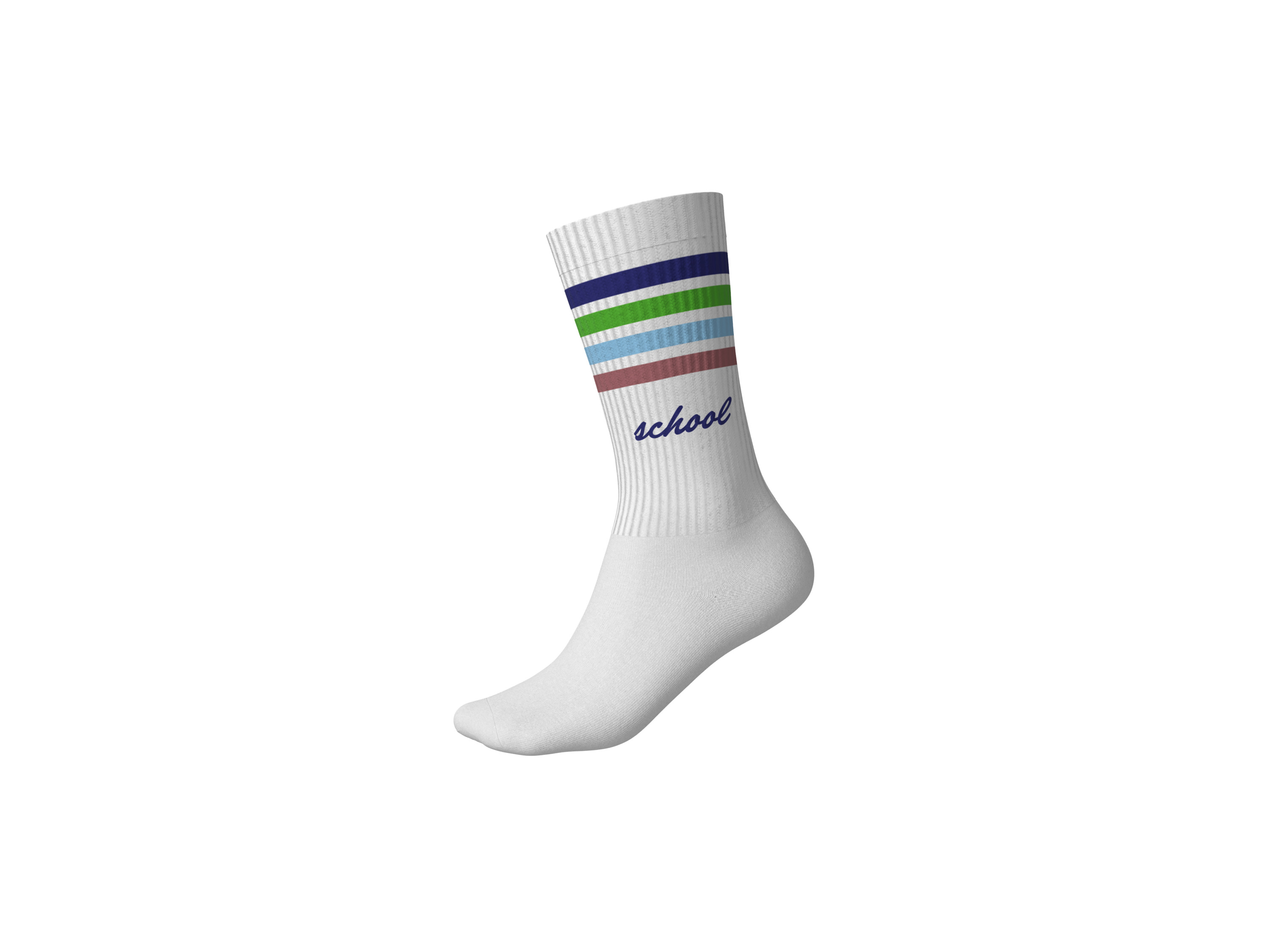 Kinder Tennissocken, 3 Stück (Blau, 35/38) Bild 2