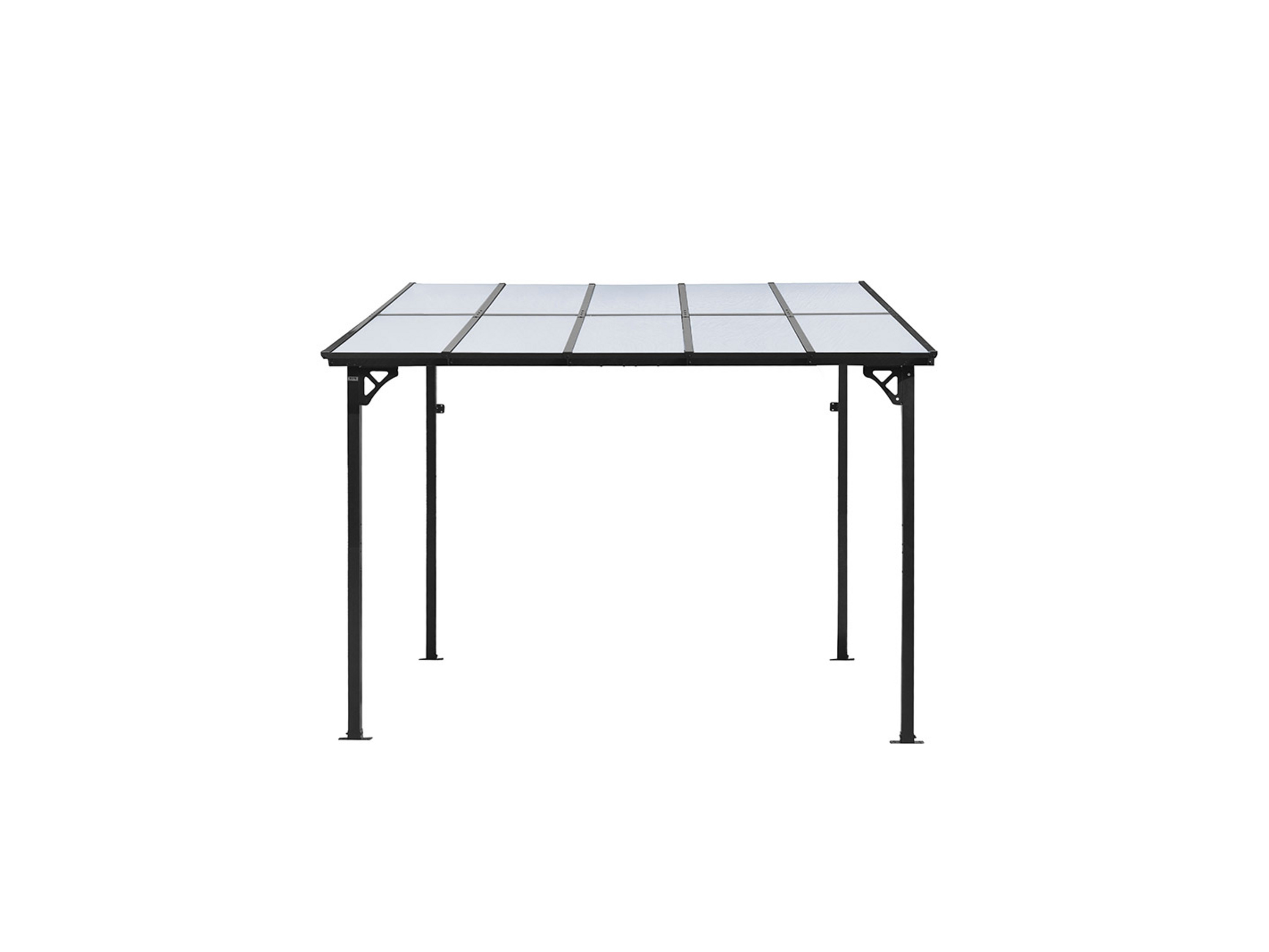 HOME DELUXE Aluminium-Terrassenüberdachung »ECO«, verschiedene Größen (300 x 360 cm, anthrazit)