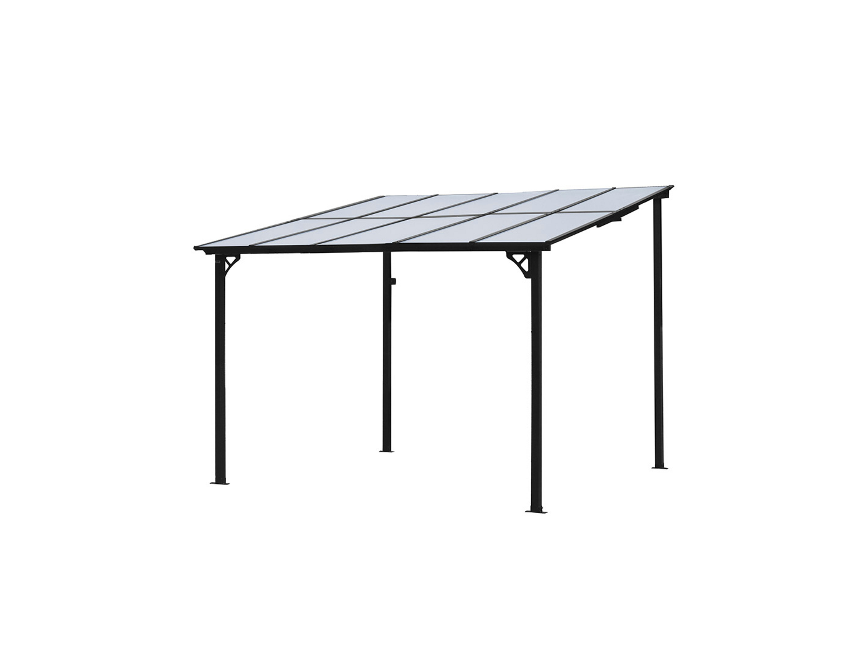 HOME DELUXE Aluminium-Terrassenüberdachung »ECO«, verschiedene Größen (300 x 360 cm, anthrazit) Bild 3