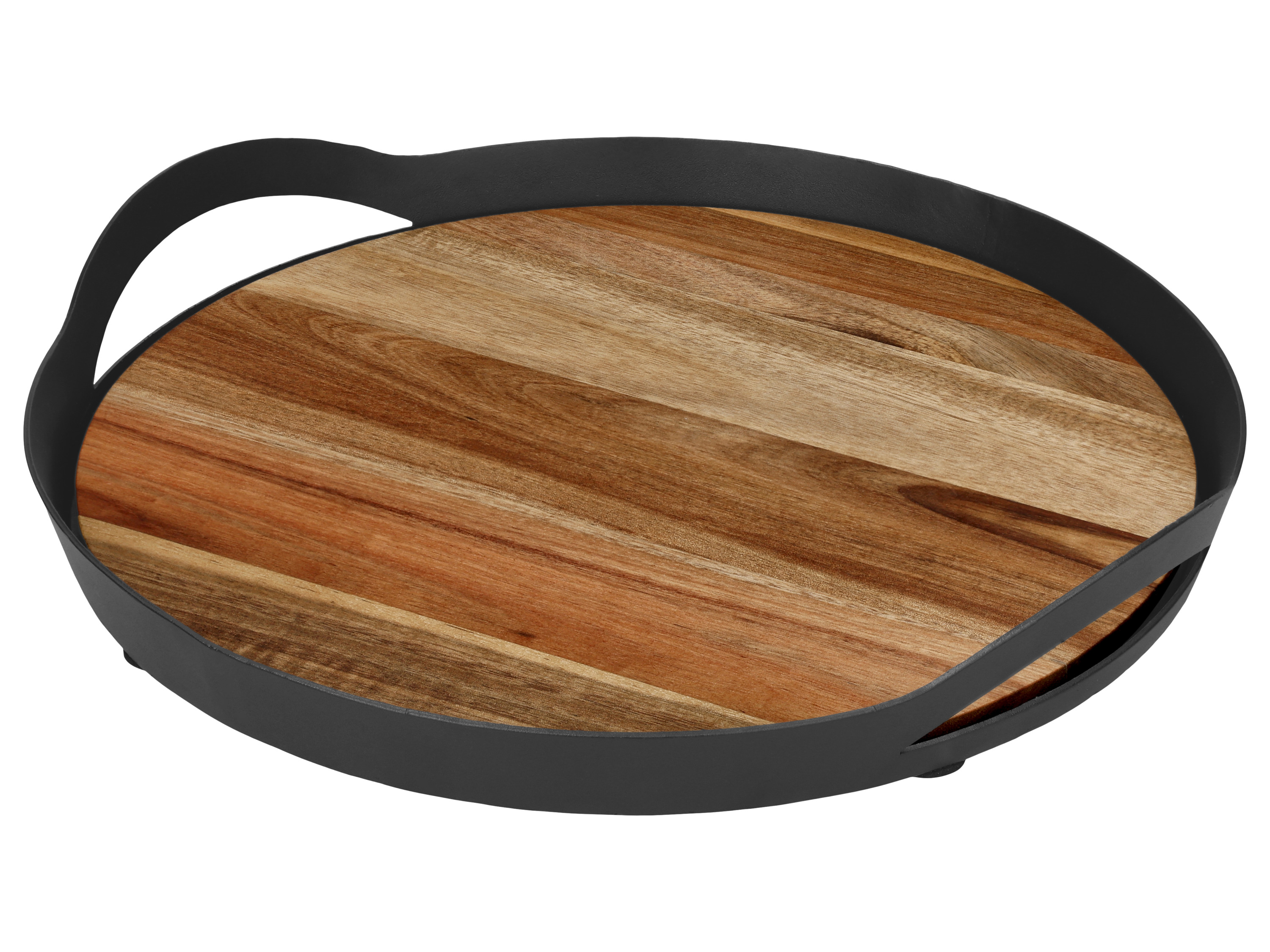 SILVERCREST® Serviertablett aus Akazie (Rund)