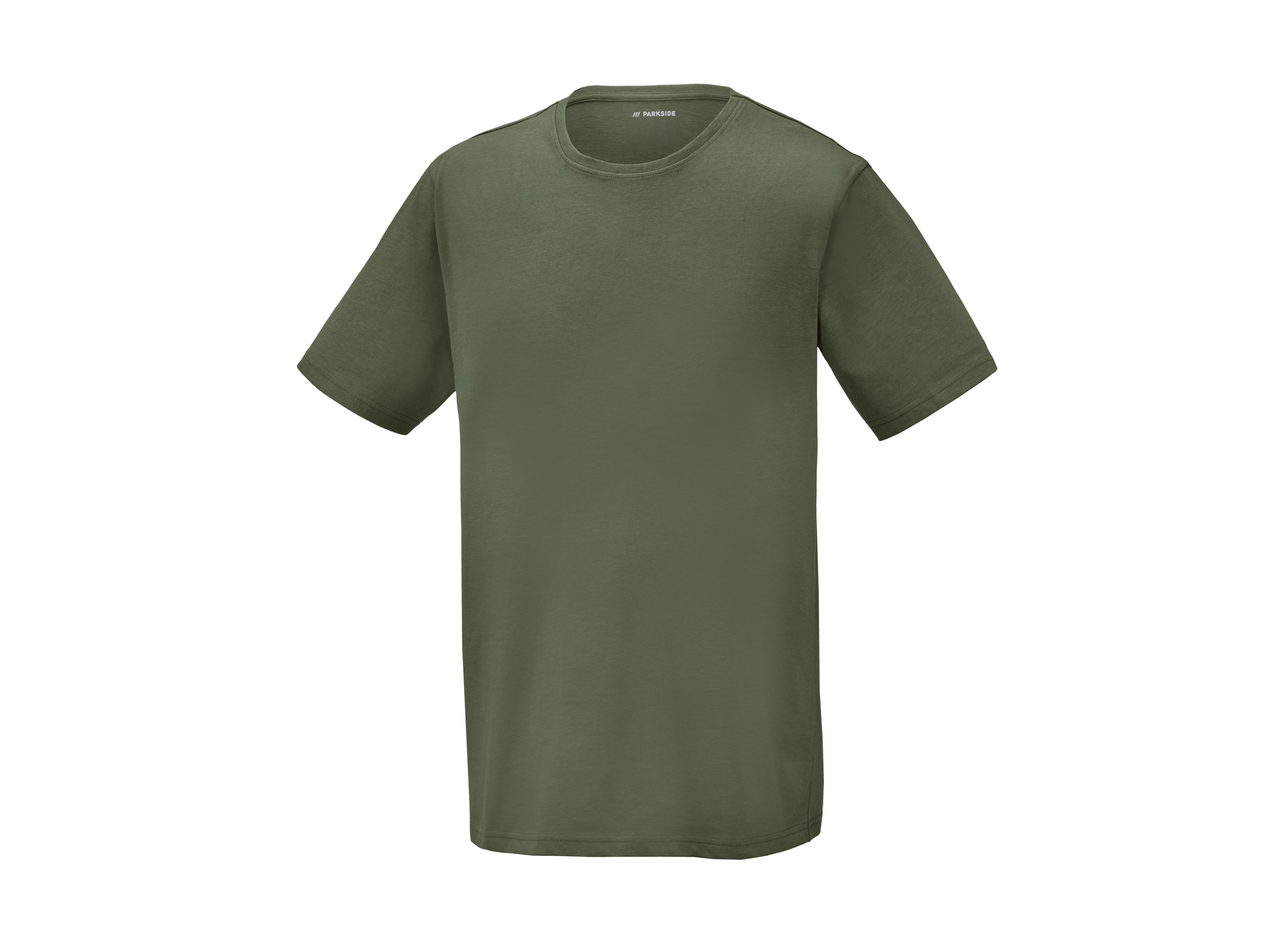 PARKSIDE® Herren T-Shirts, 2 Stück, mit HeiQ Mint Technologie (schwarz/grün, S (44/46))