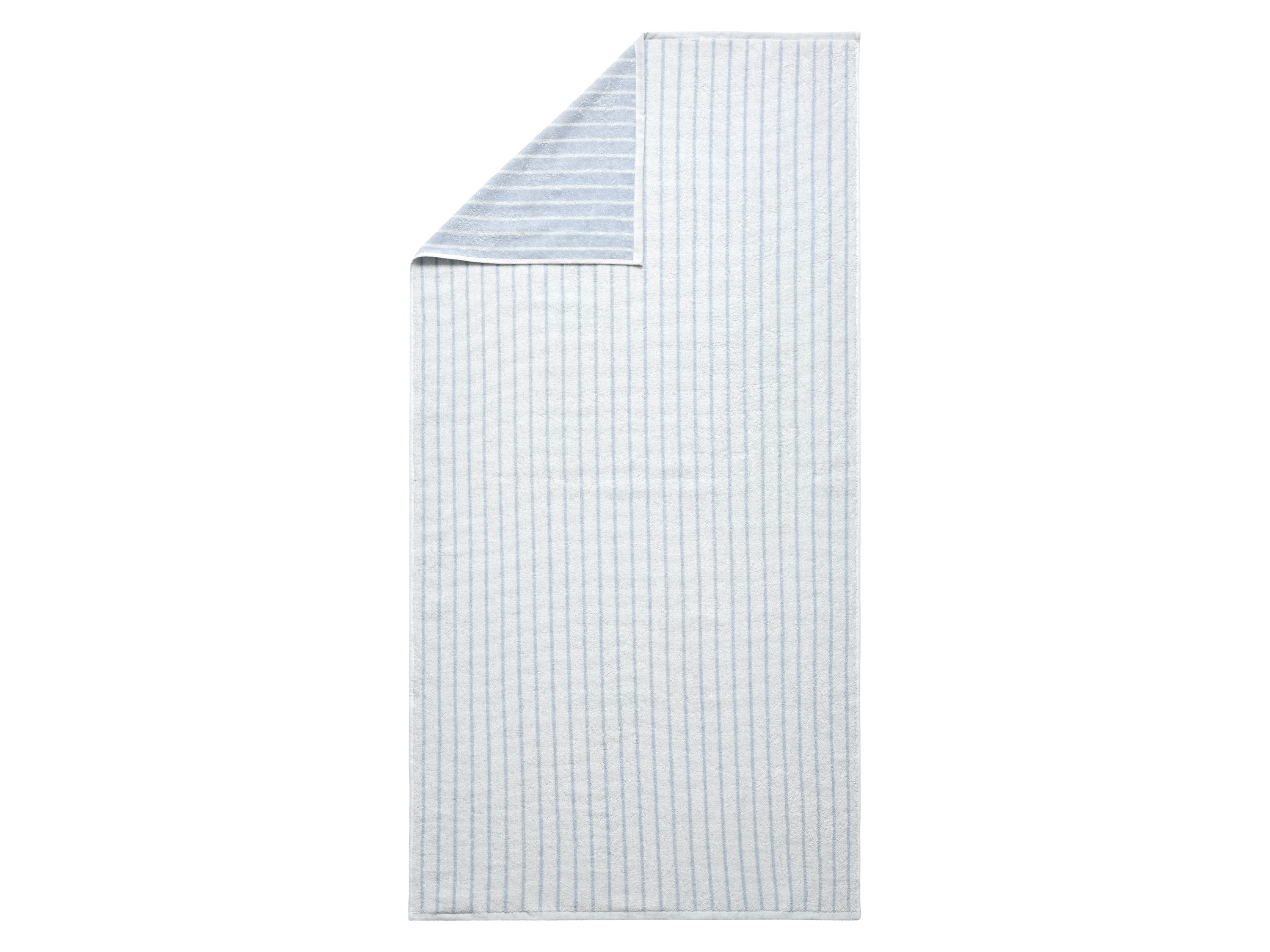 LIVARNO® Frottier-Duschtuch, 70 x 140 cm (hellblau/dunkelblau)