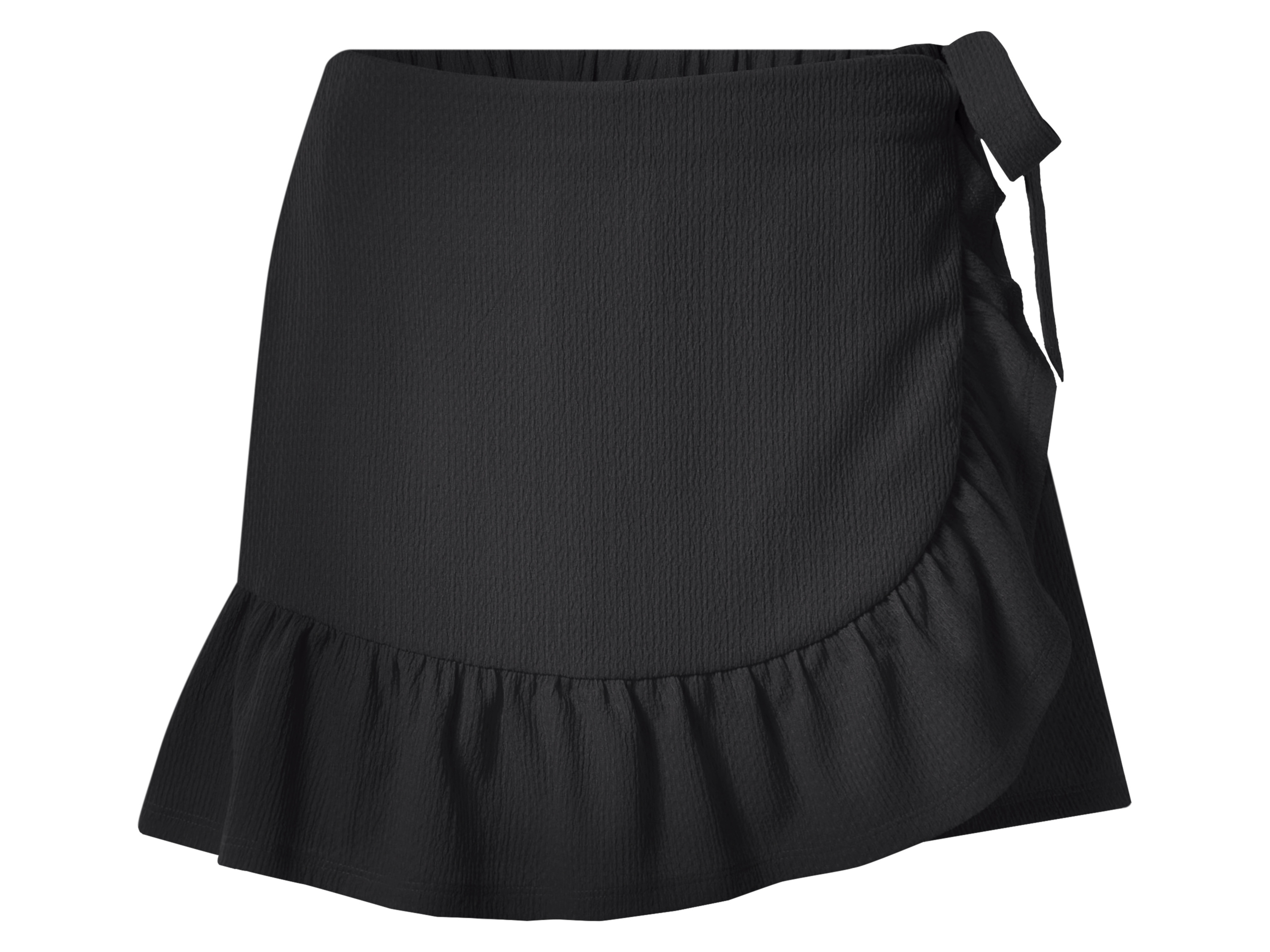 ESMARA® Damen Wickel-Hosenrock (Schwarz, L(44/46))