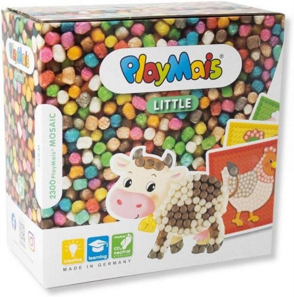 PLAYMAIS Little Mosaic, mit farbenfrohen Motiven (Little Farm)