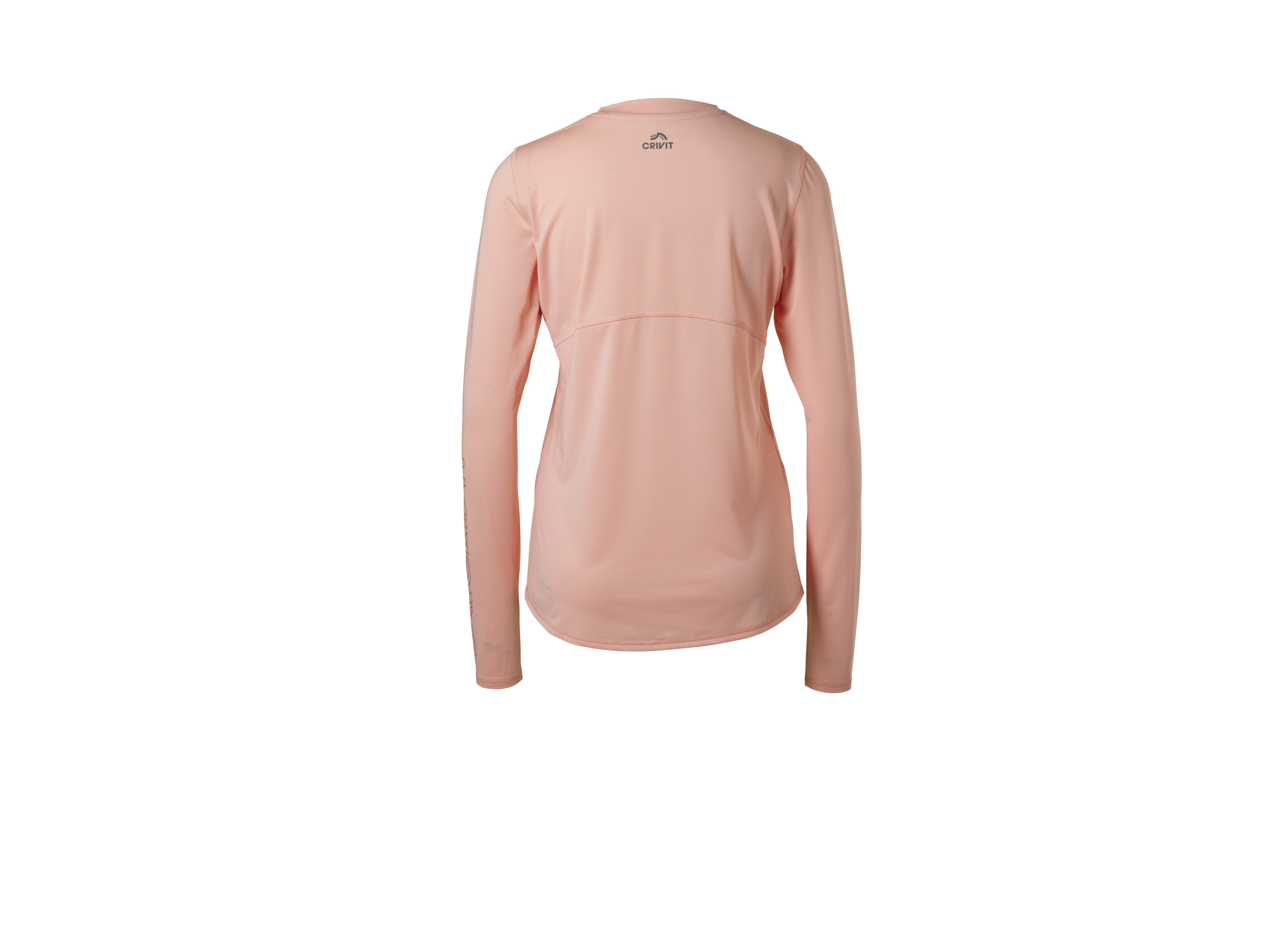 CRIVIT Damen Funktionsshirt Laufen, Athletic Fit (Orange, L(44/46)) Bild 3