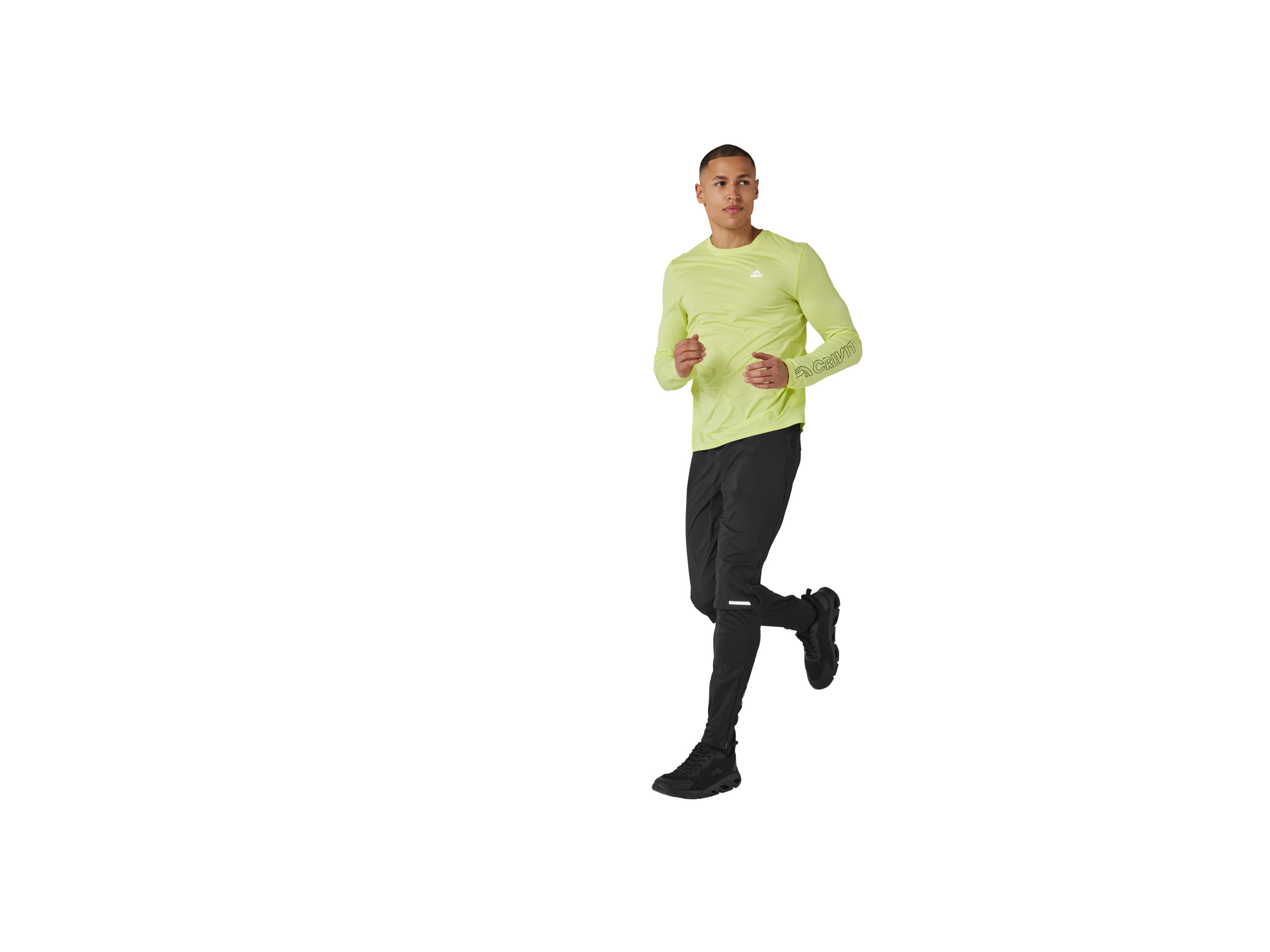 CRIVIT Herren Funktionshose Laufen, Athletic Fit (Schwarz, XL (56/58)) Bild 2
