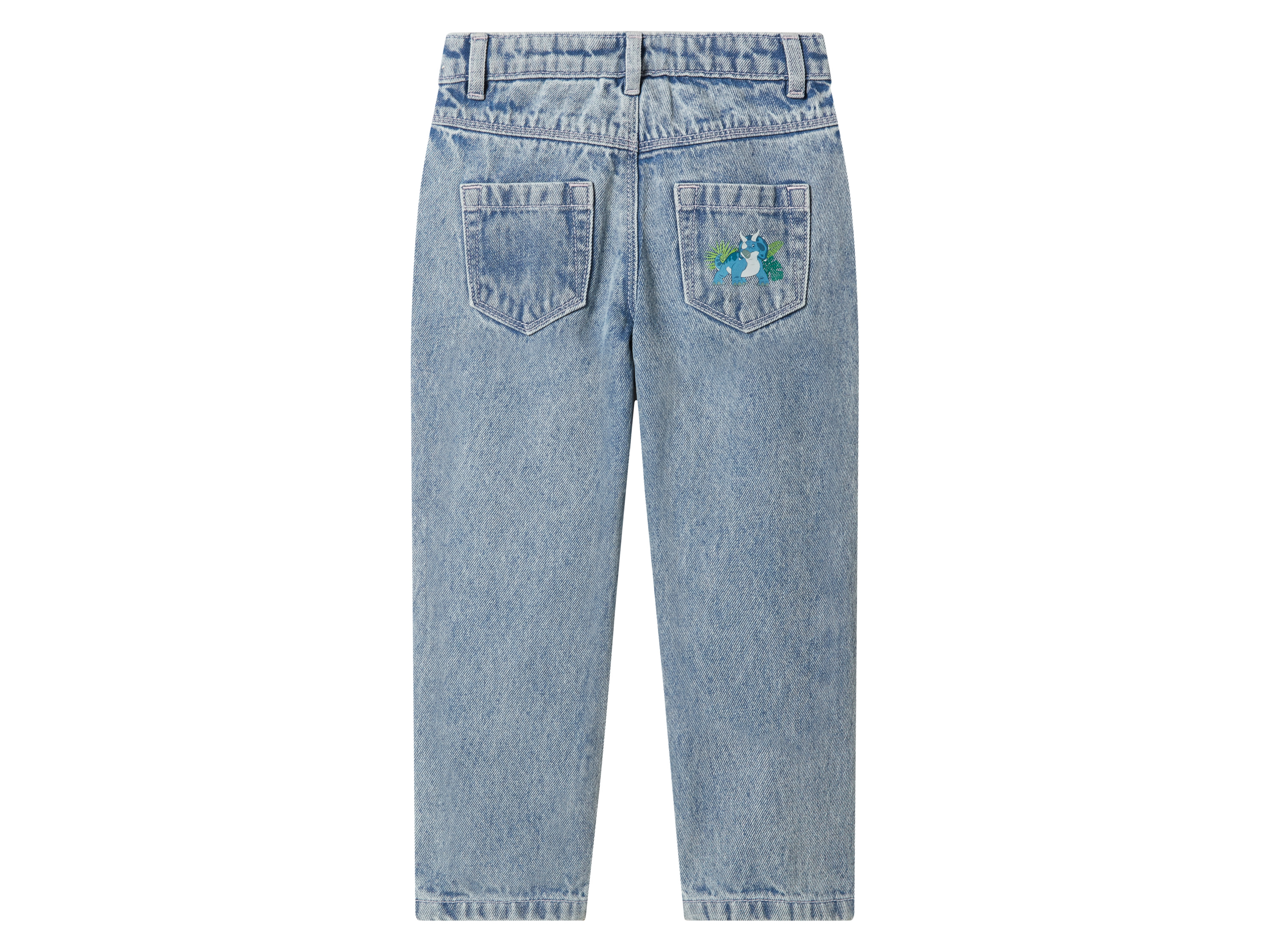 LUPILU® Kinder Jeans, Relaxed Fit (Hellblau, 110/116) Bild 2