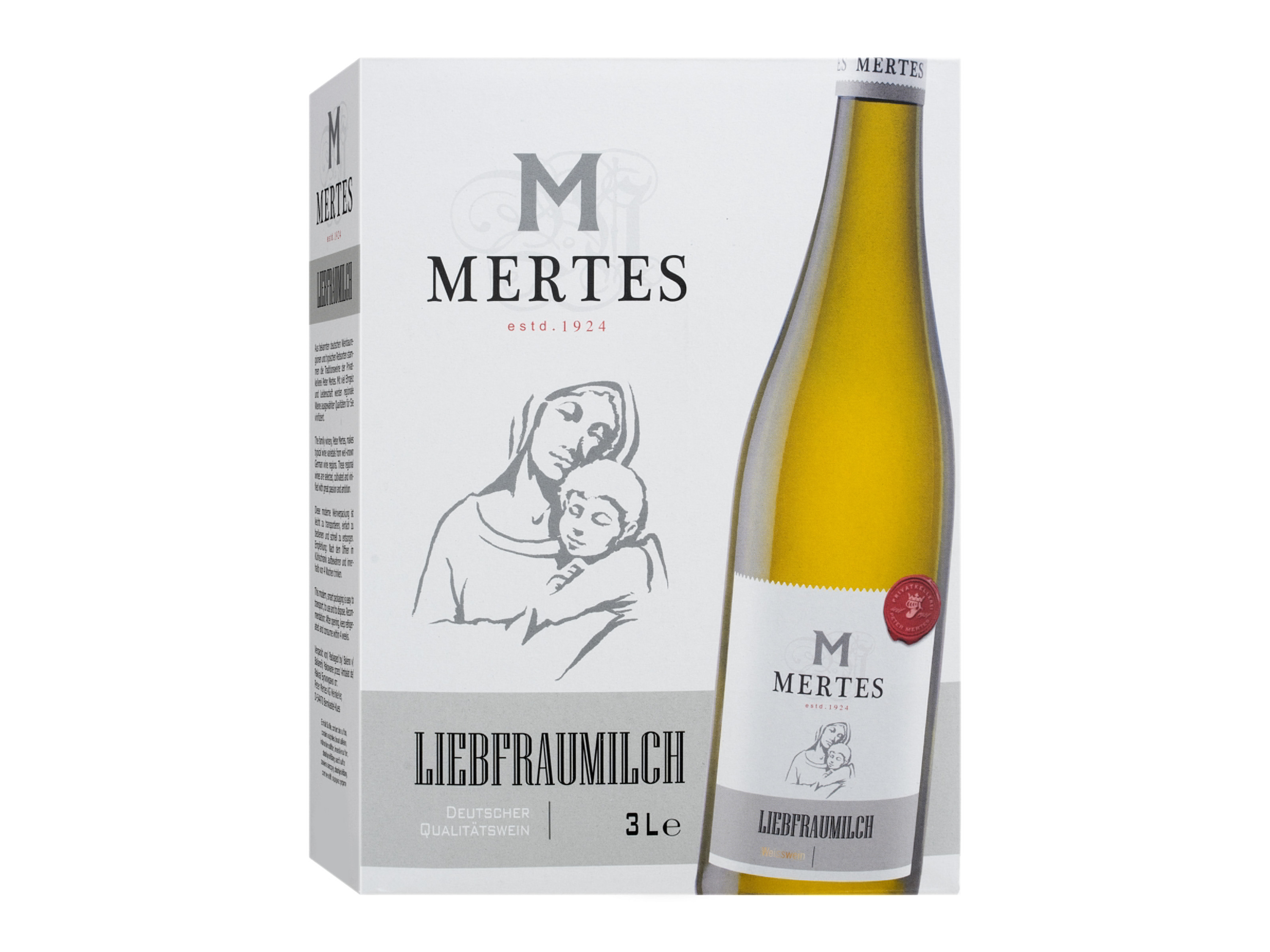 MERTES Liebfraumilch 3-l-Bag-in-Box lieblich, Weißwein 2025