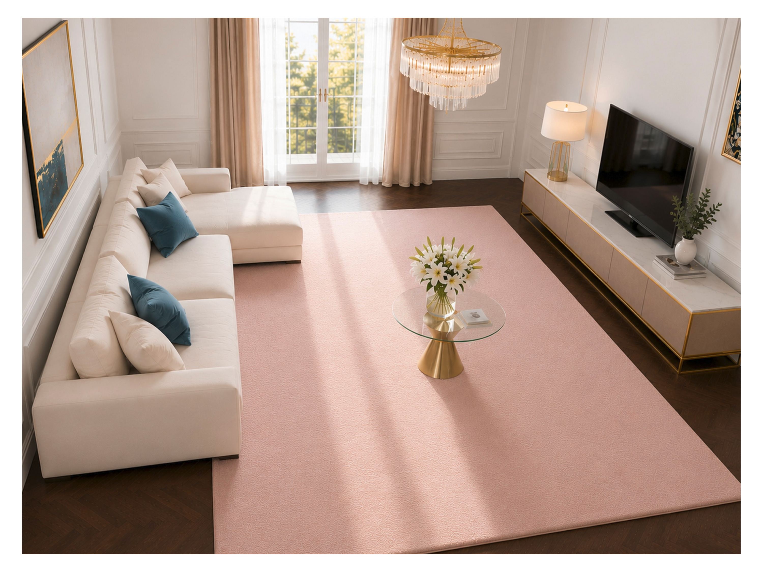 Meghan Lalee Glamour 700 (160 cm x 230 cm, rose quartz) Bild 2
