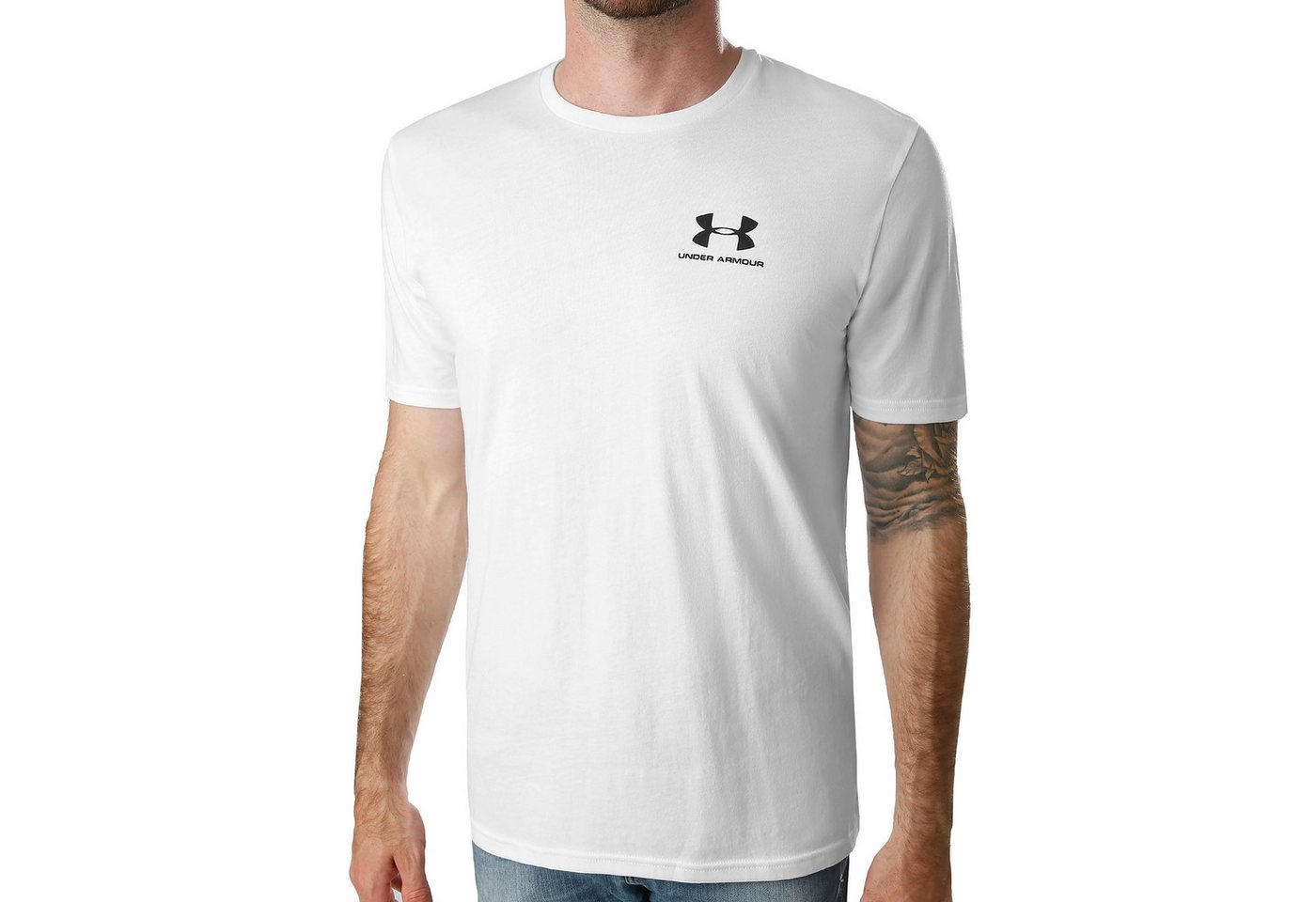 UNDER ARMOUR Herren Funktionsshirt (weiß, L)