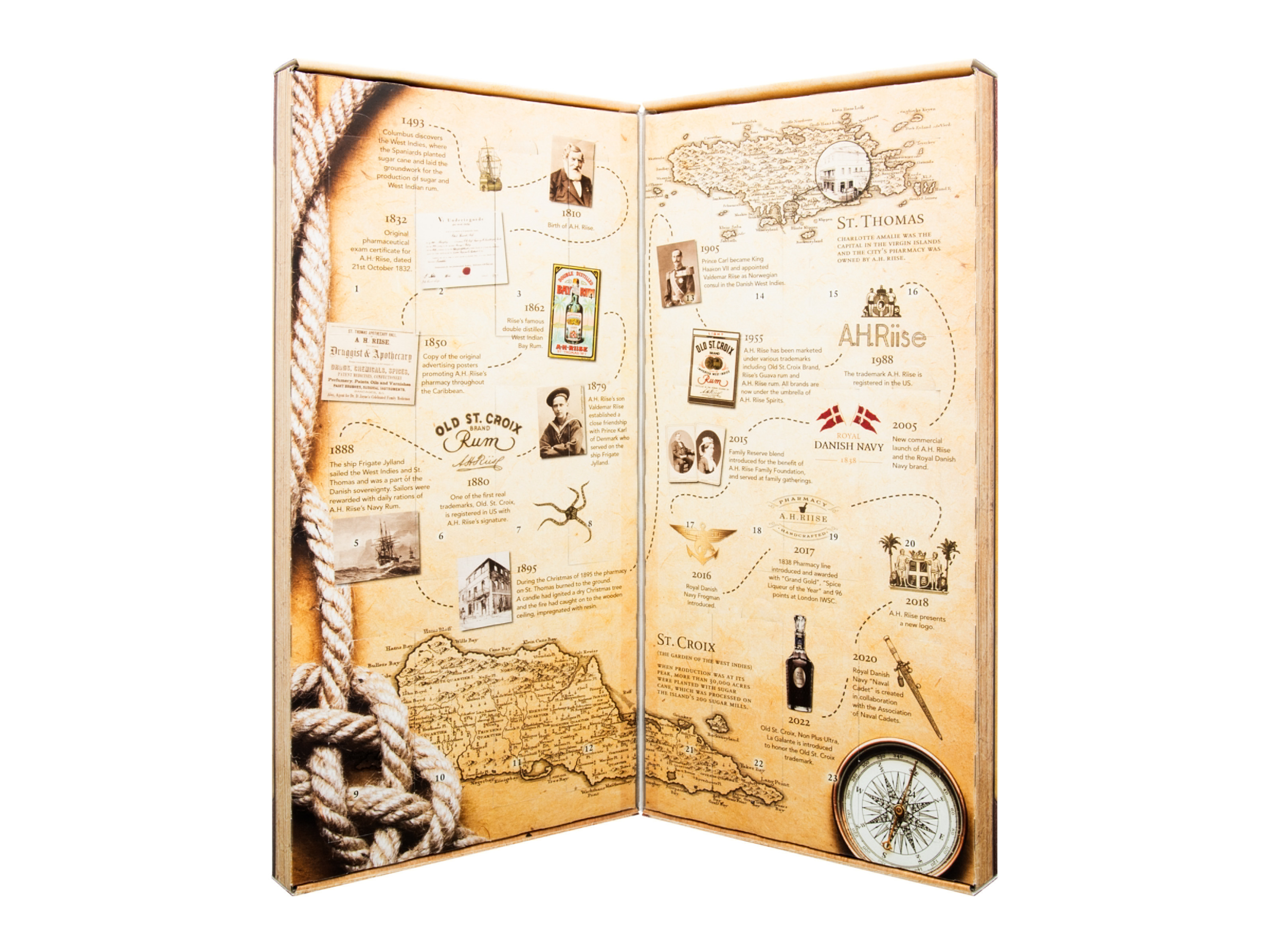 A.H. RIISE Rum-Experiences Probierpaket, 24 x 0,02-l-Flasche, 40 - 60% vol Bild 3
