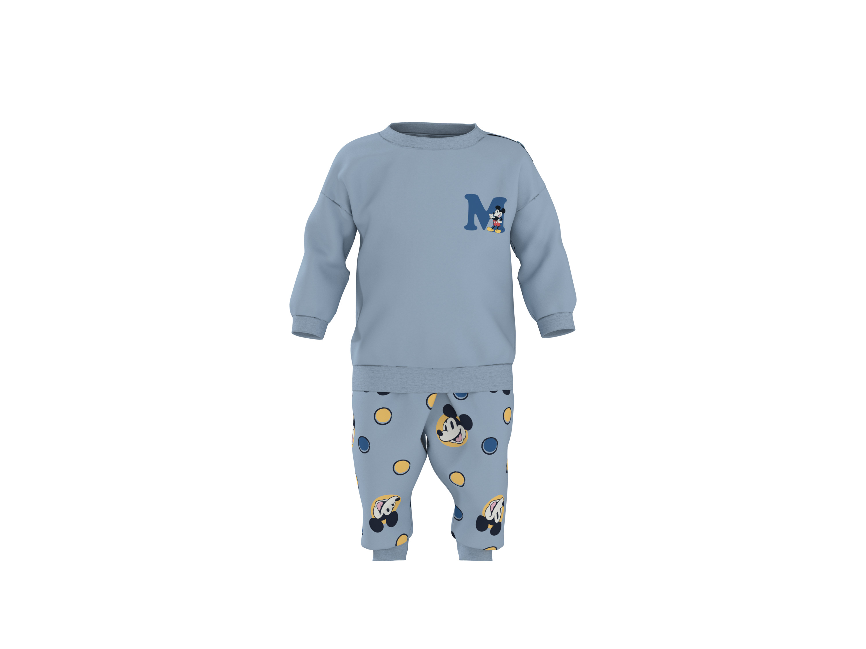 LUPILU® Baby Sweatanzug (MIckey, 50/56) Bild 3