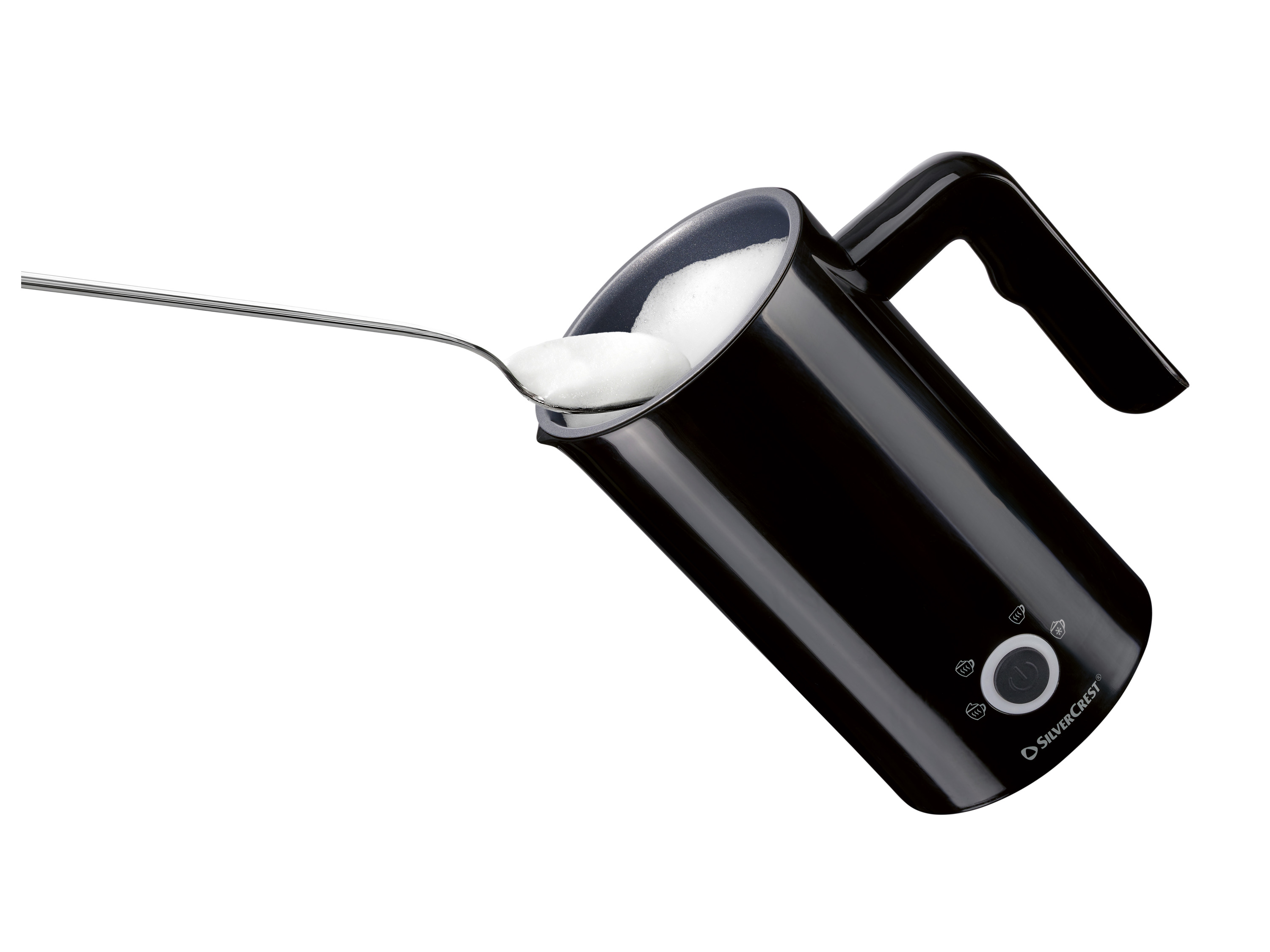 SILVERCREST® Milchaufschäumer (Schwarz)