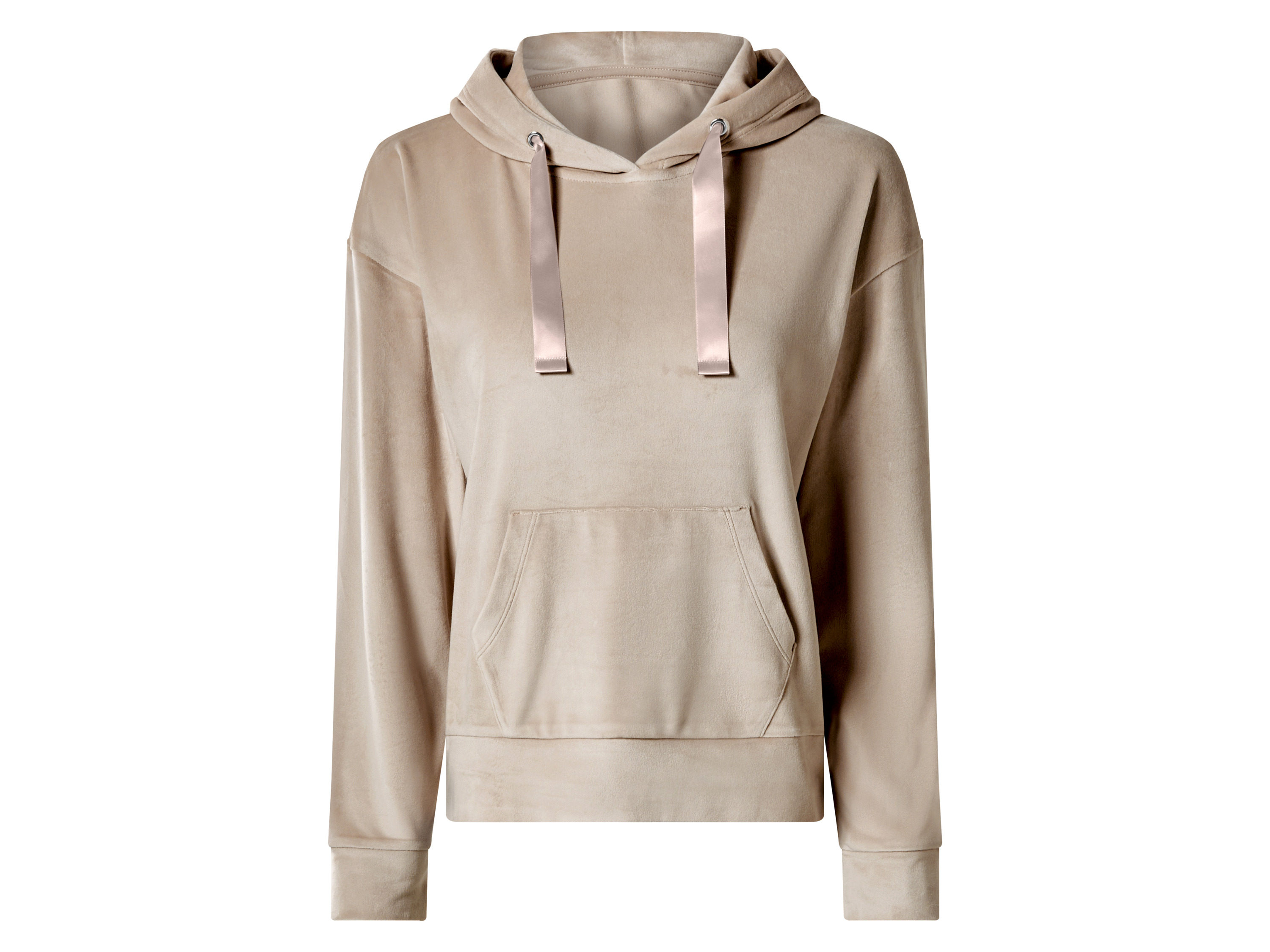 ESMARA® Damen Nicki-Hoodie (Beige, XS(32/34)) Bild 3