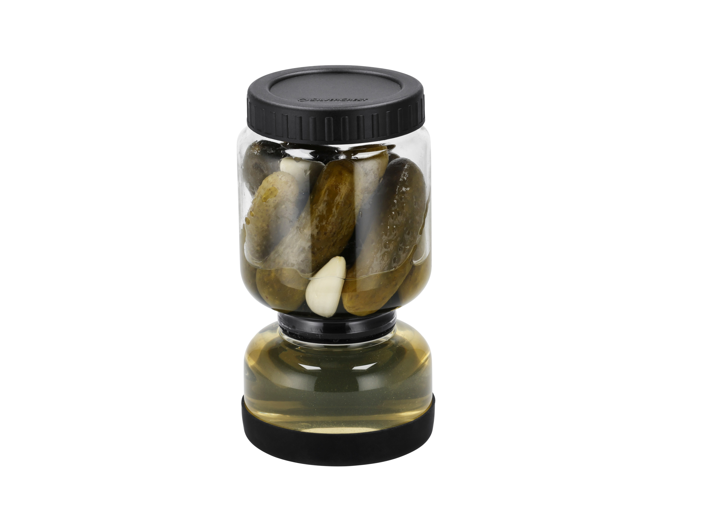 SILVERCREST® Flip-Einmachglas / Fermentationsgläser / Glasgewichte (Gurkenglas zum umdrehen 1L) Bild 3