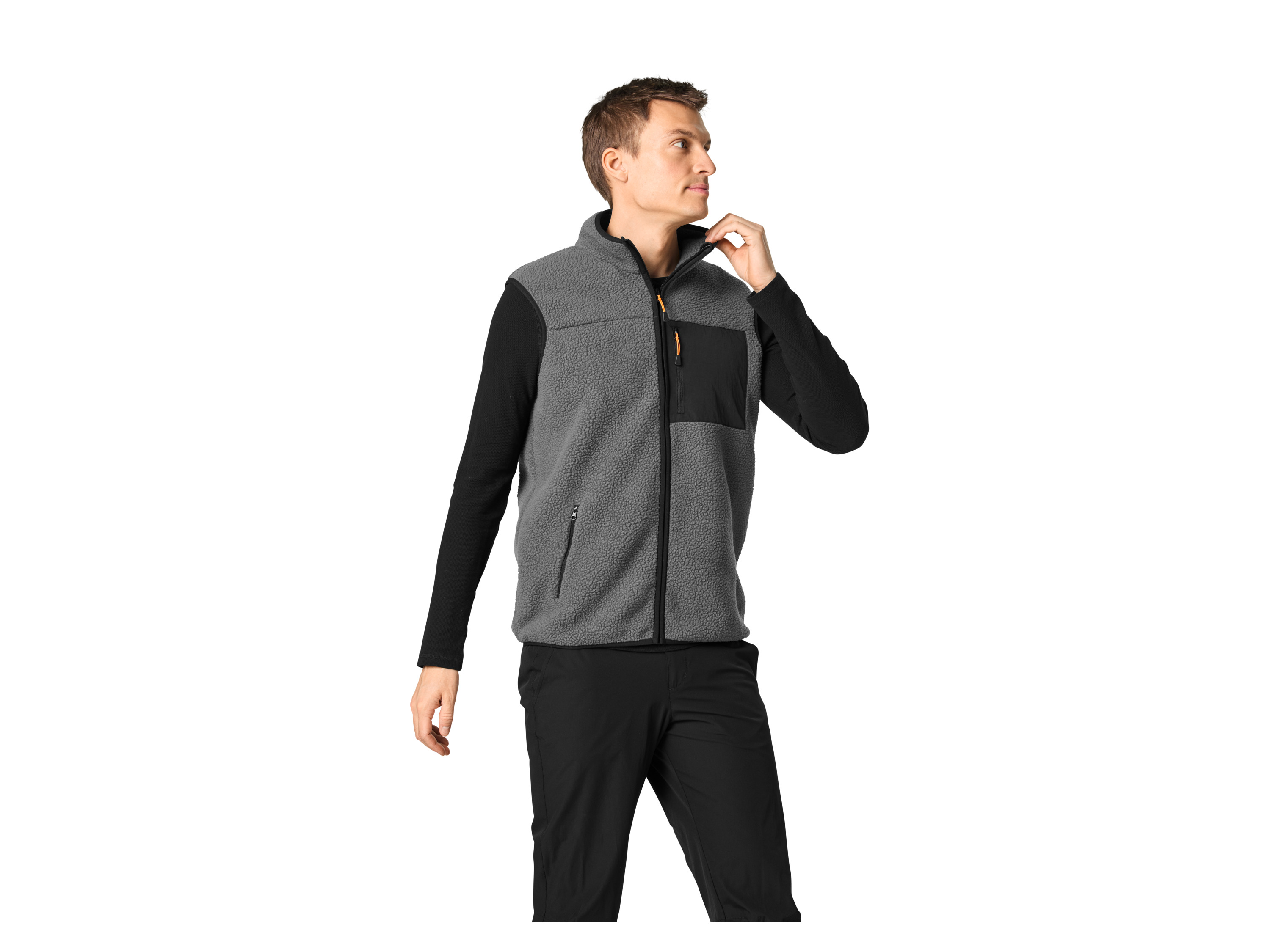 CRIVIT Herren Weste (Grau, XL (56/58))