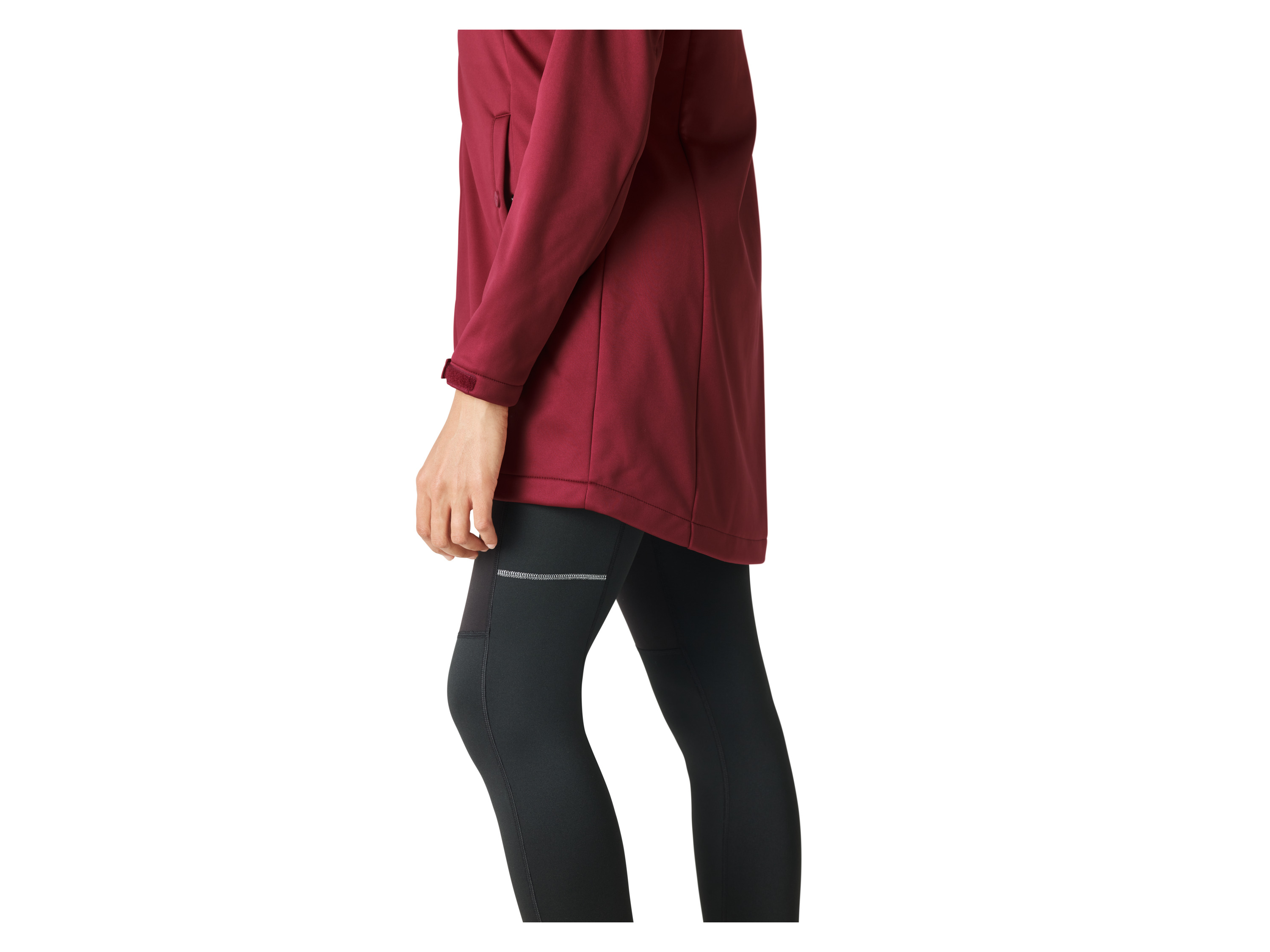 CRIVIT Damen Mantel Softshell Outdoor (Rot, M(40/42))