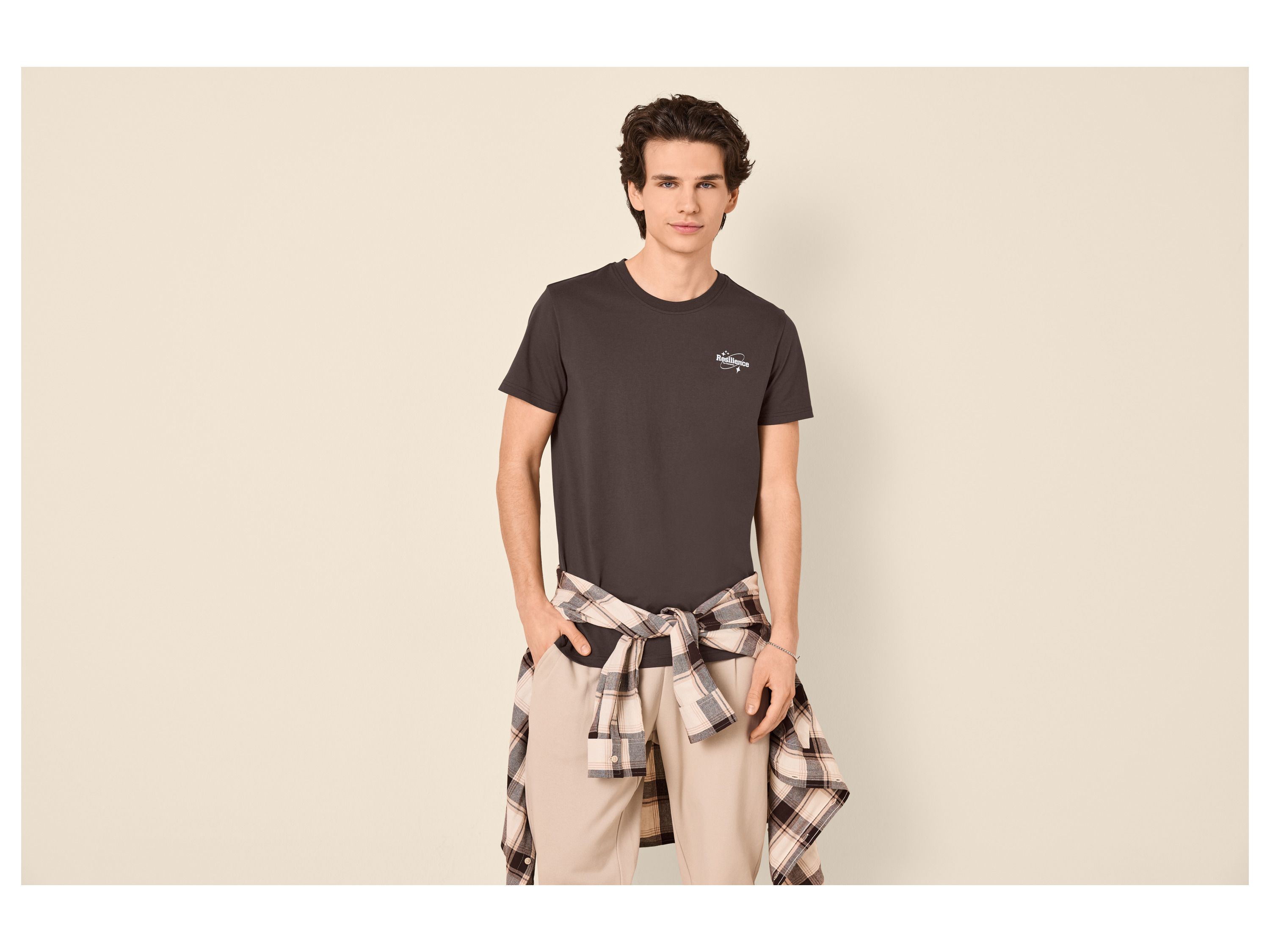 ESMARA MEN Herren T-Shirt (Braun, XXL (60/62)) Bild 2