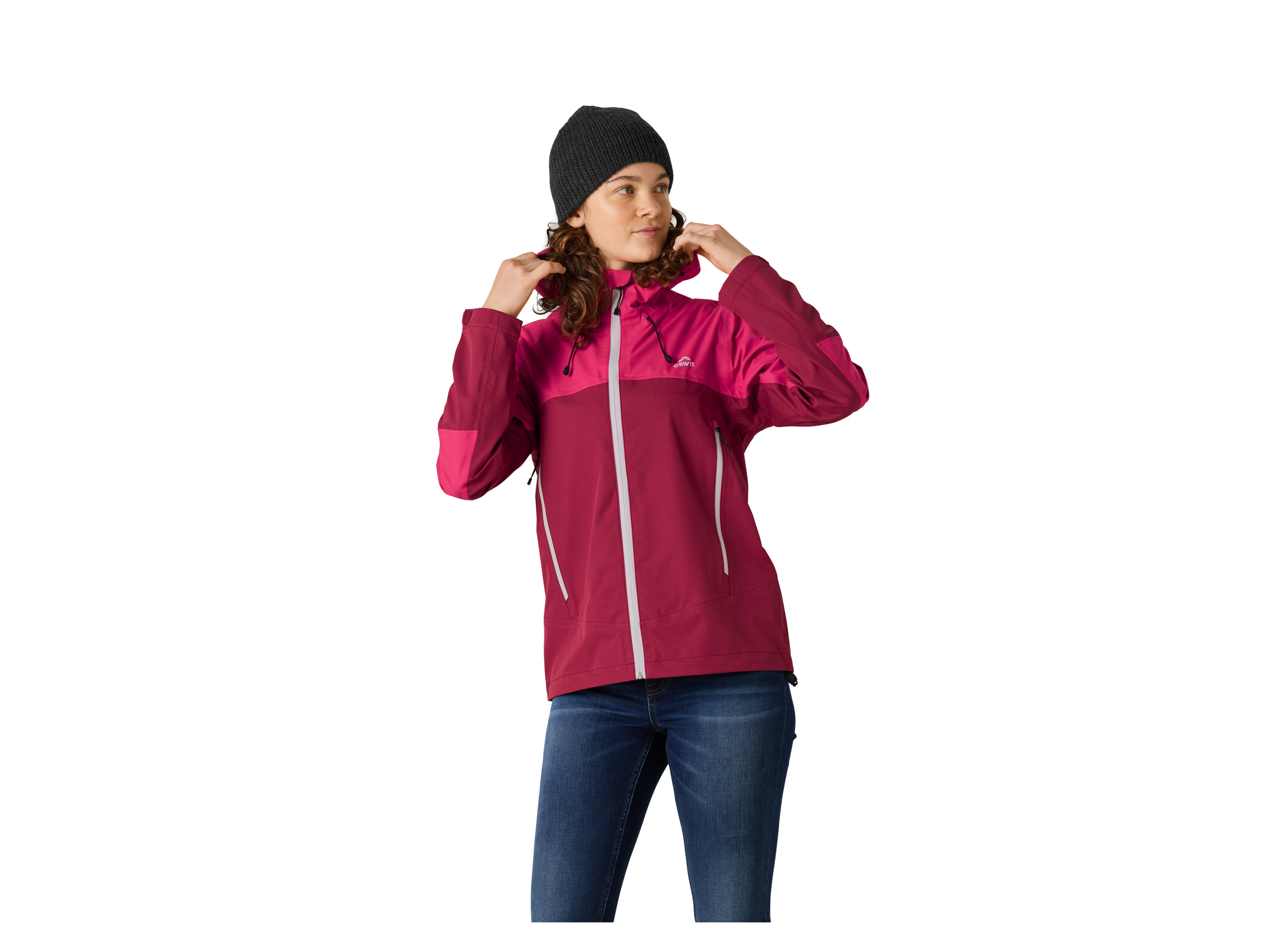 CRIVIT Damen Premium Funktionsjacke (Rot, S(36/38)) Bild 2