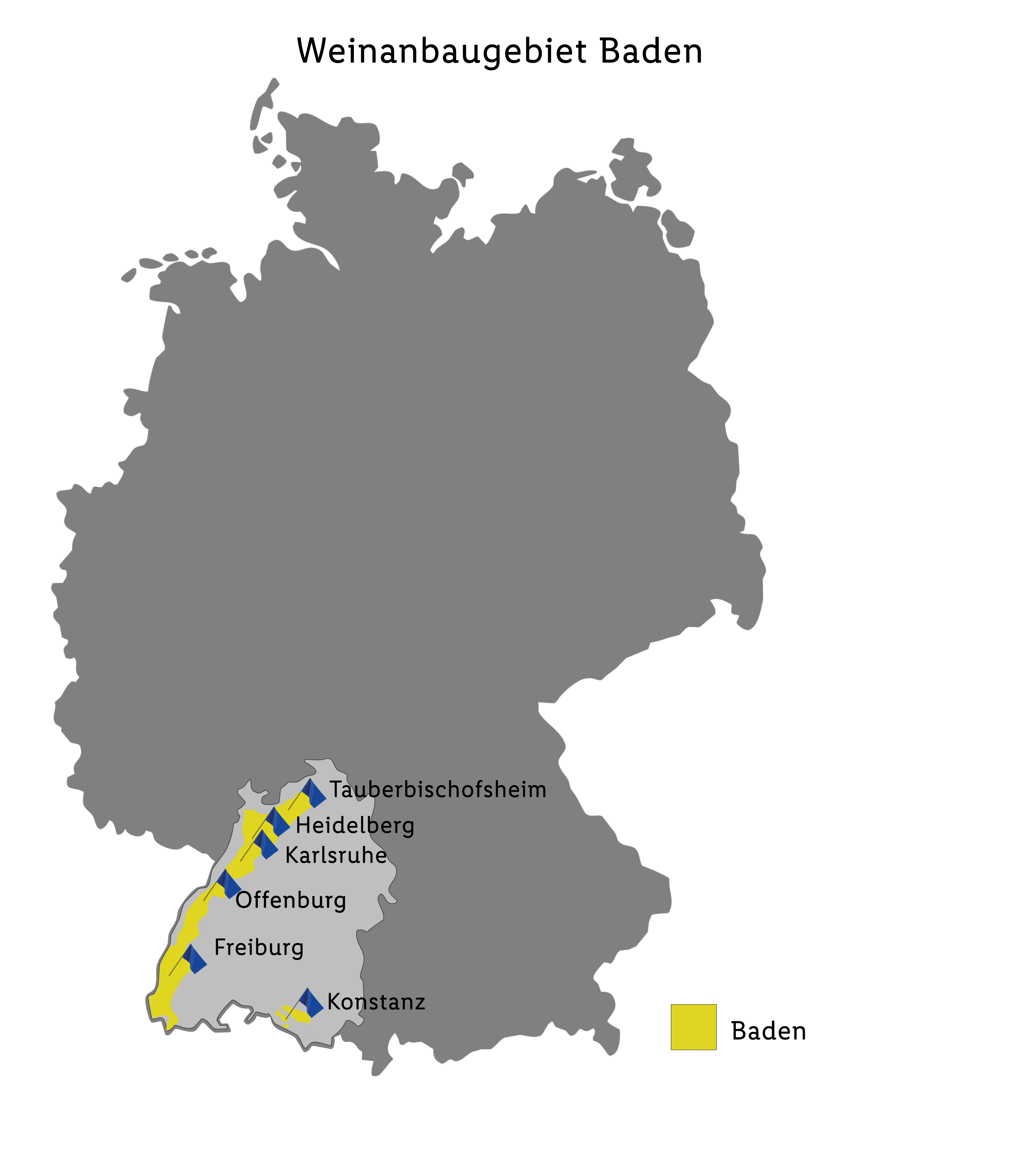 Fruchtig und Süß Baden QbA süß, Weißwein - Mindestbestellmenge 6