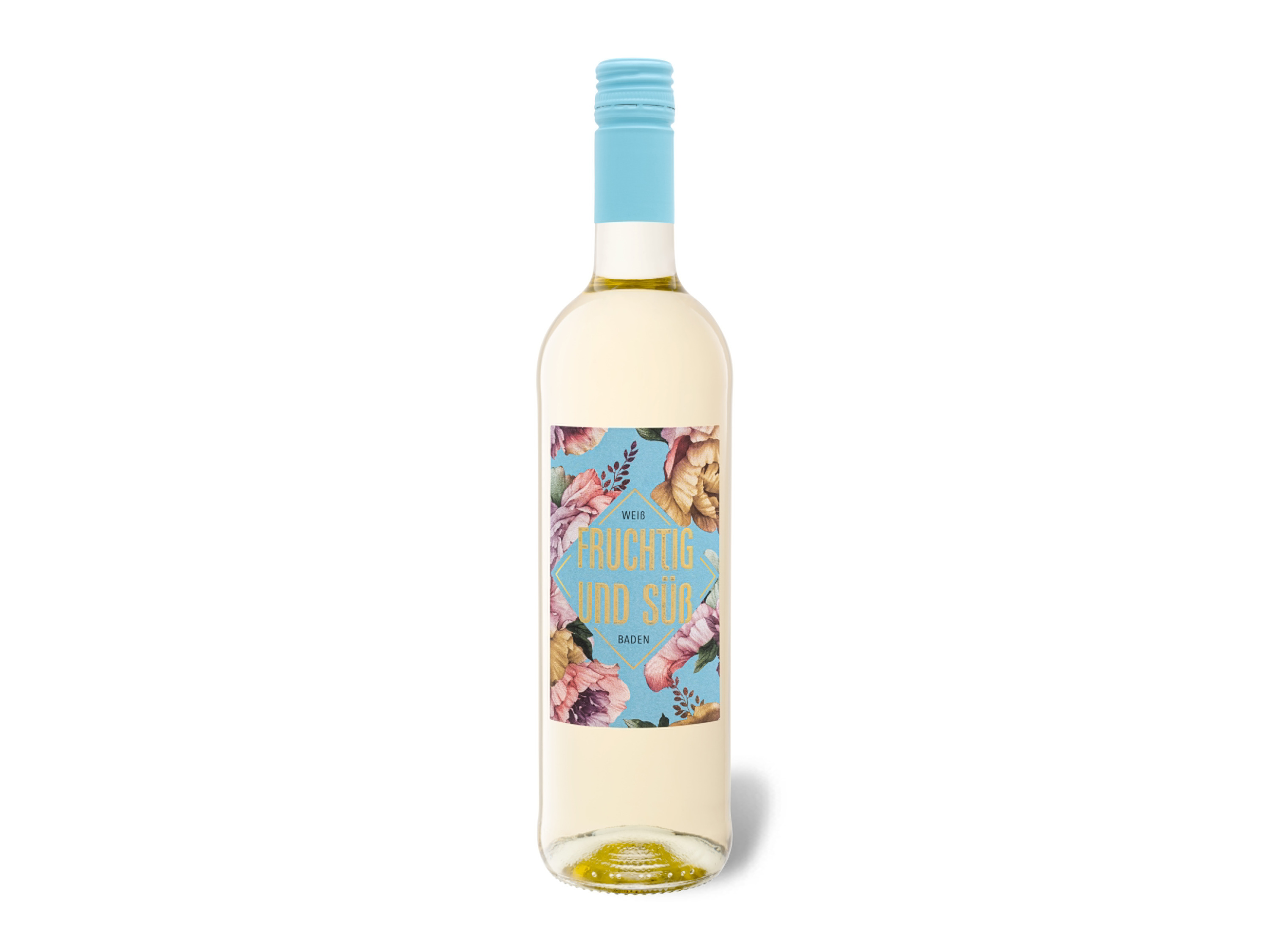 Fruchtig und Süß Baden QbA süß, Weißwein - Mindestbestellmenge 6 Bild 2
