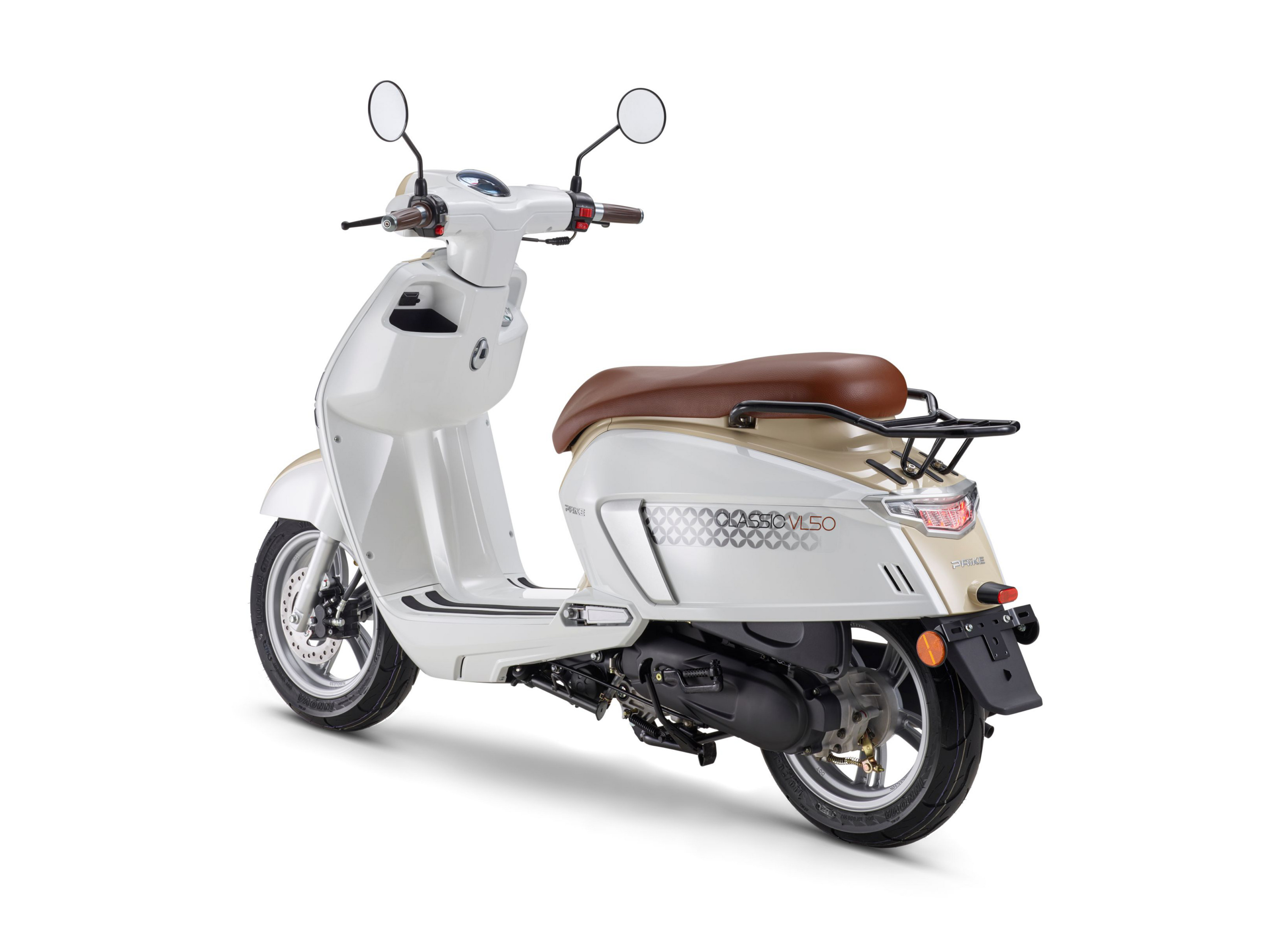 PRIKE Motorroller »Classic VL50«, 50 ccm, 45km/h (Beige)