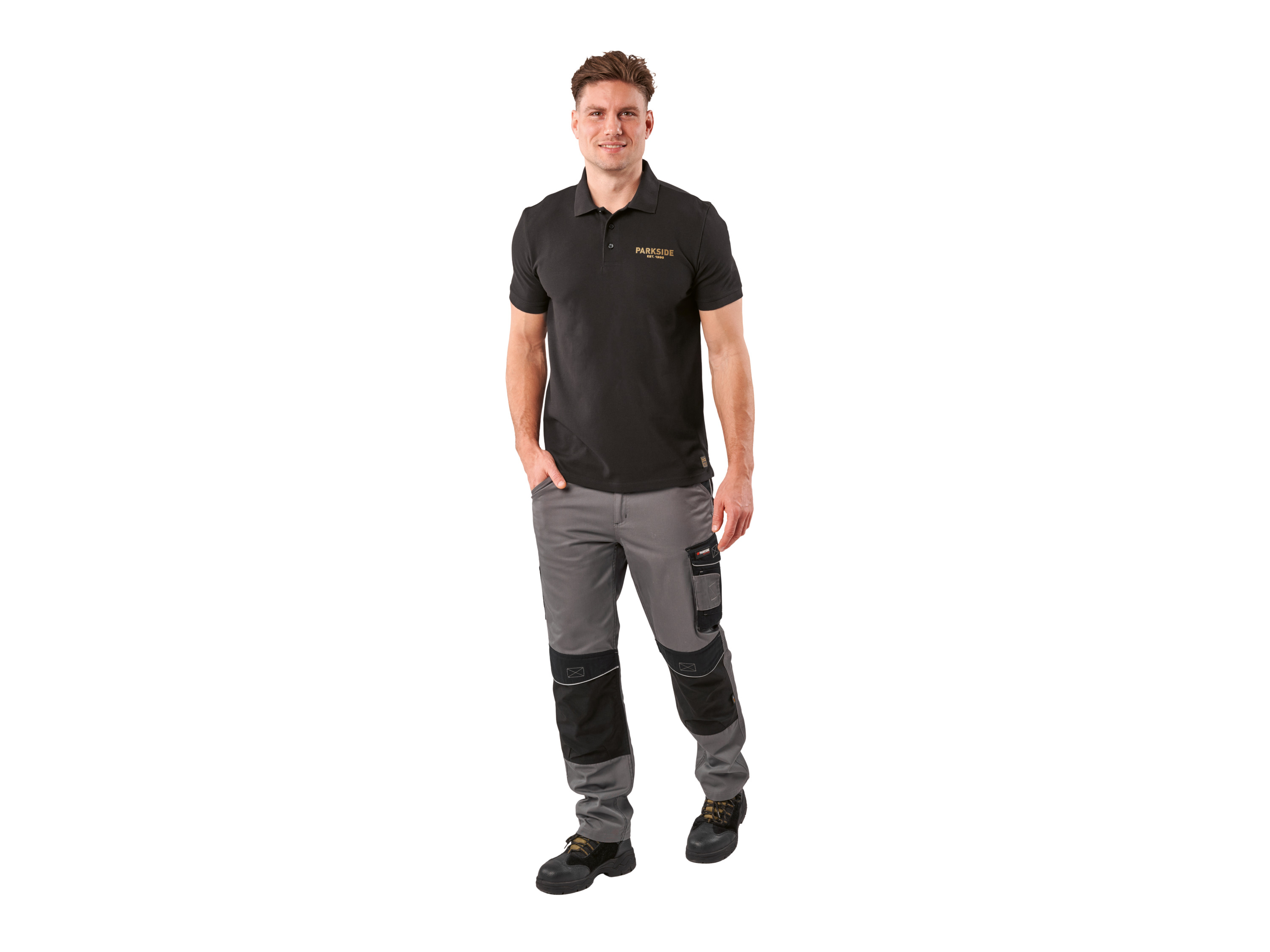 PARKSIDE® Herren Funktions-Poloshirt (schwarz, S (44/46)) Bild 4