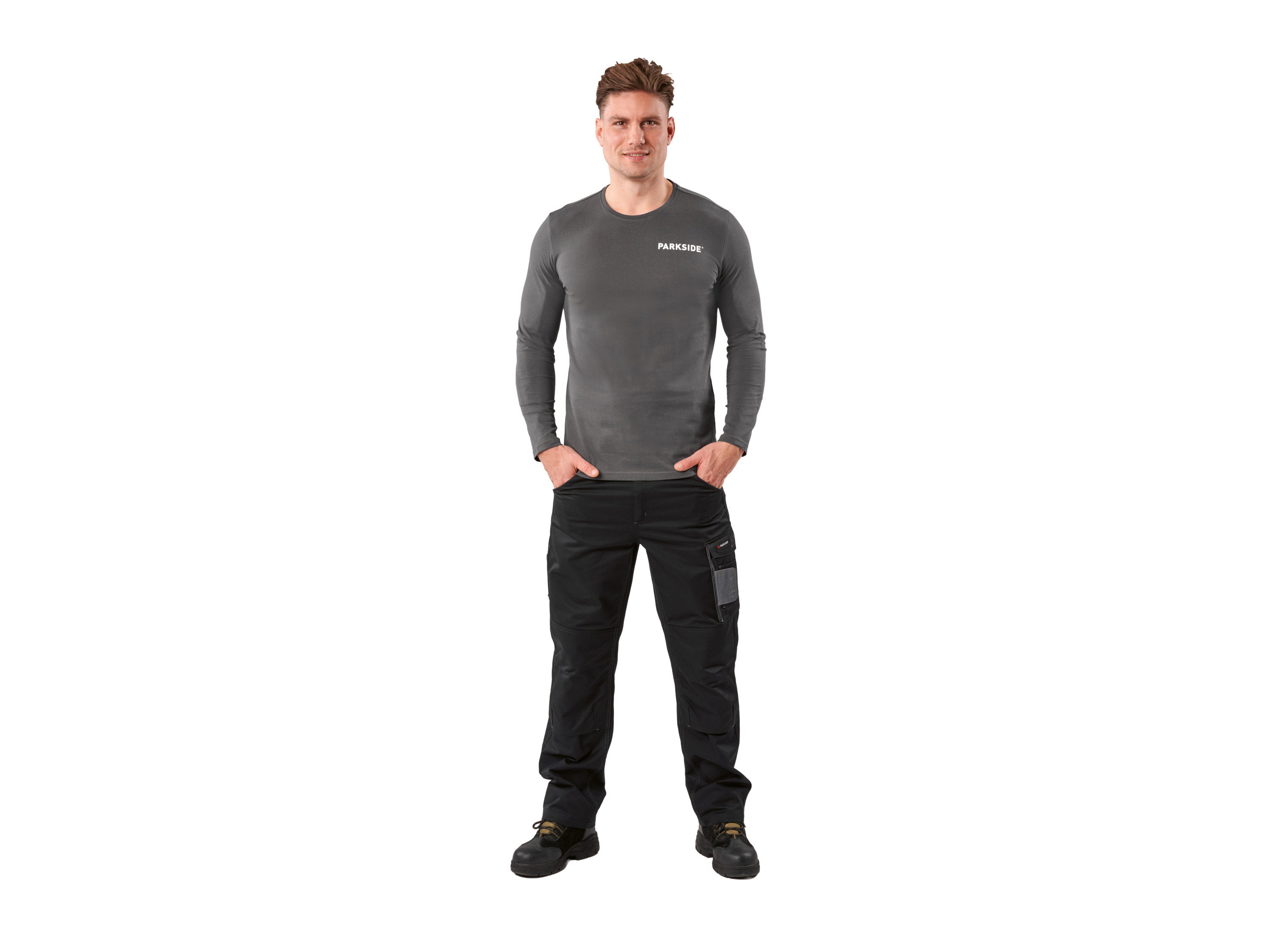 PARKSIDE® Herren Langarmshirt »Fan Edition« (Grau, XXL (60/62)) Bild 2