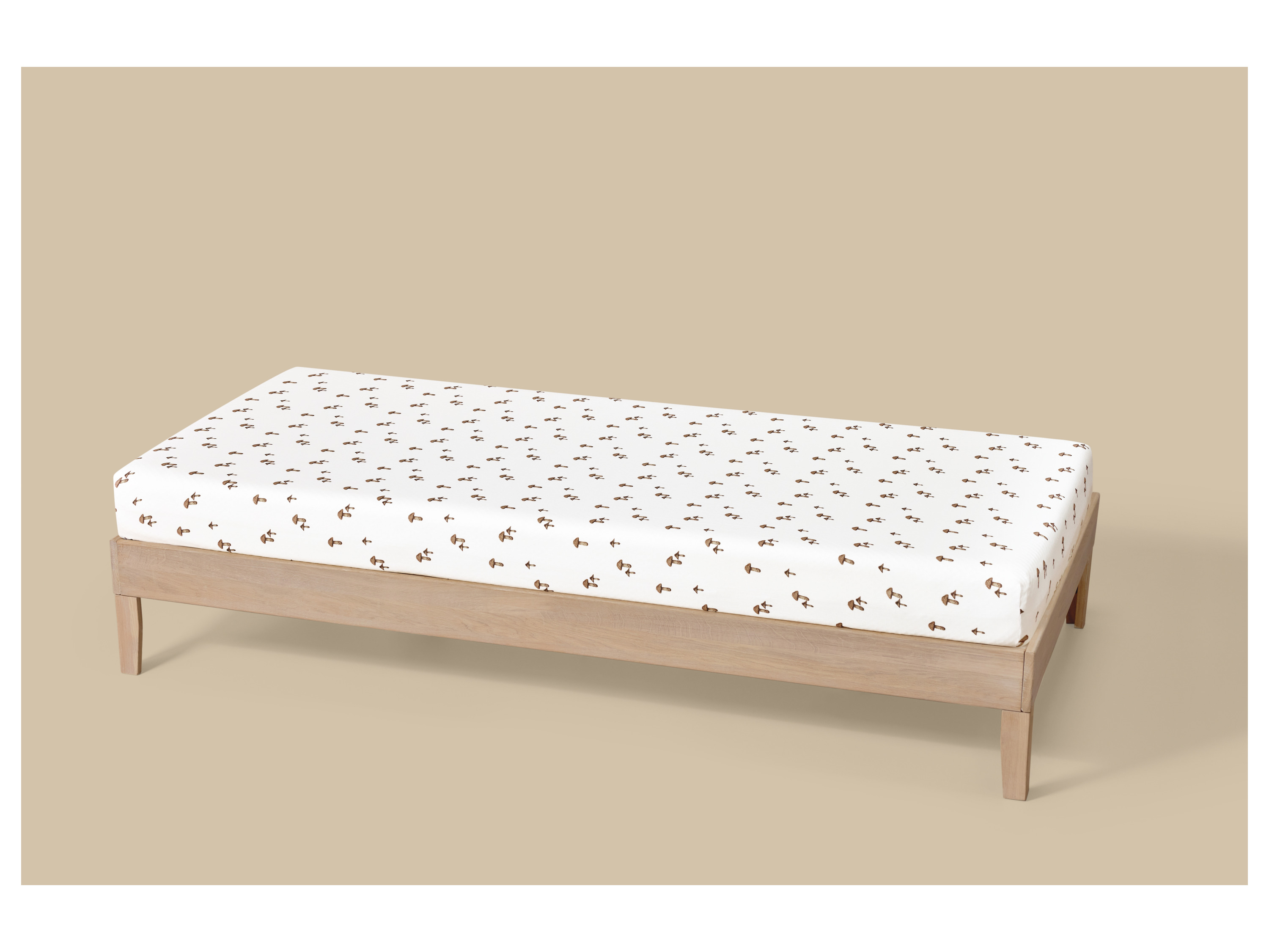 LIVARNO® Jersey-Spannbettlaken, 90-100 x 200 cm (Zweige) Bild 2