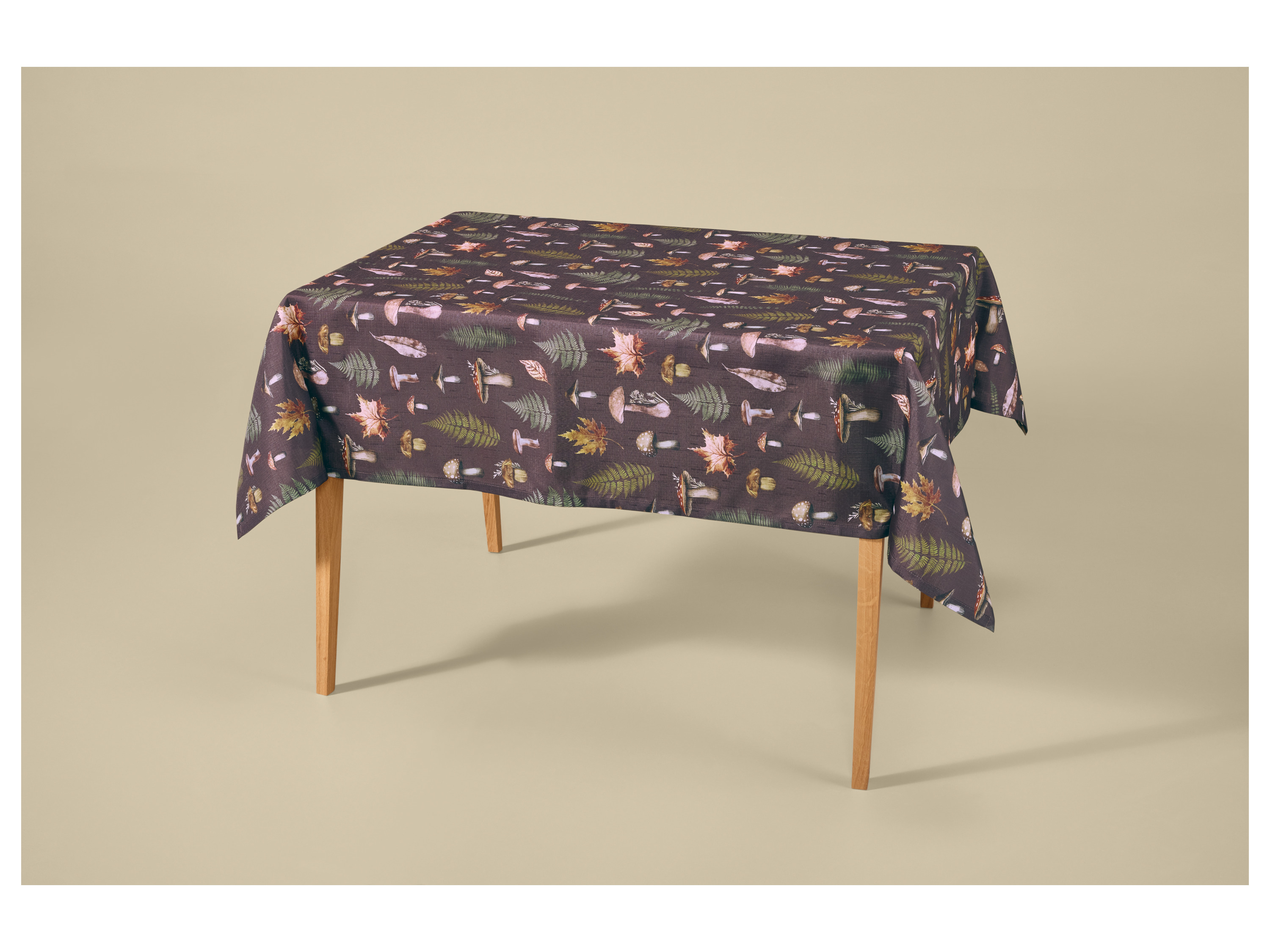 LIVARNO® Tischdecke / Tischläufer-Set (Pilze)
