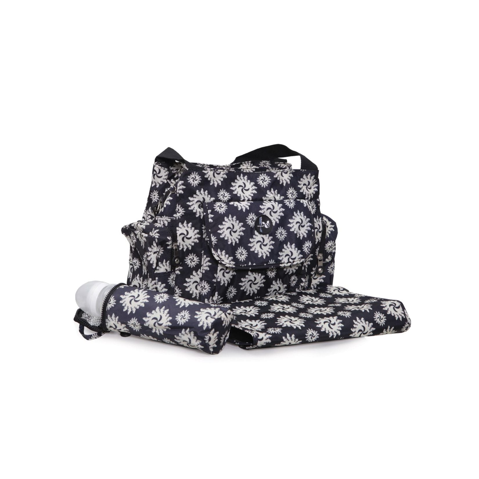 Cangaroo Wickeltasche Karina mit Wickelunterlage, Isoliertasche f. Babyflaschen