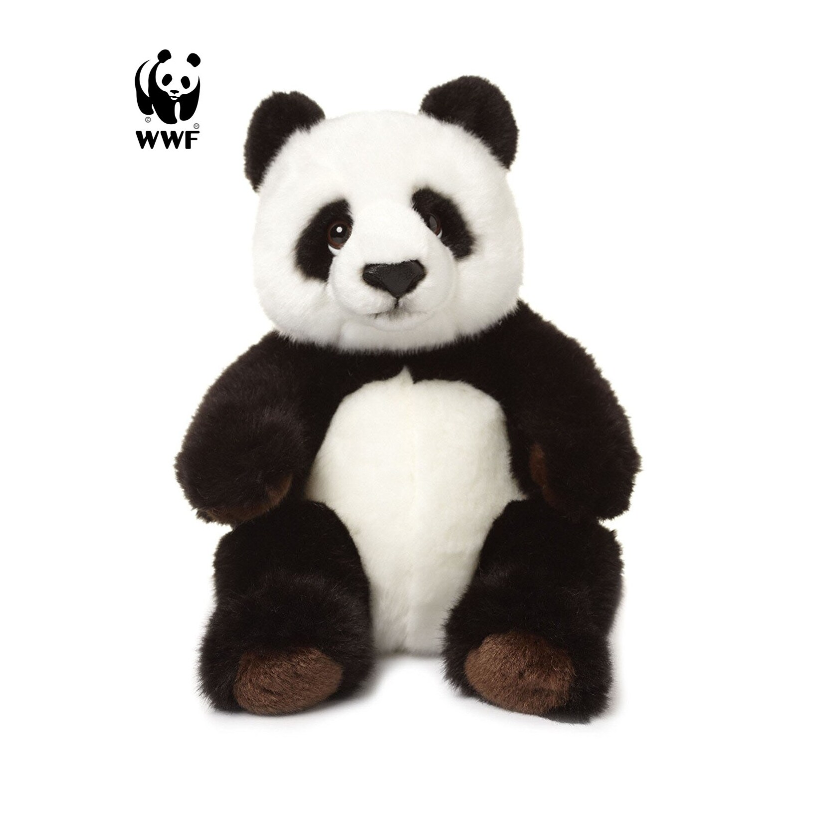 WWF - Plüschtier - Panda (sitzend, 22cm) lebensecht Kuscheltier Stofftier Bär