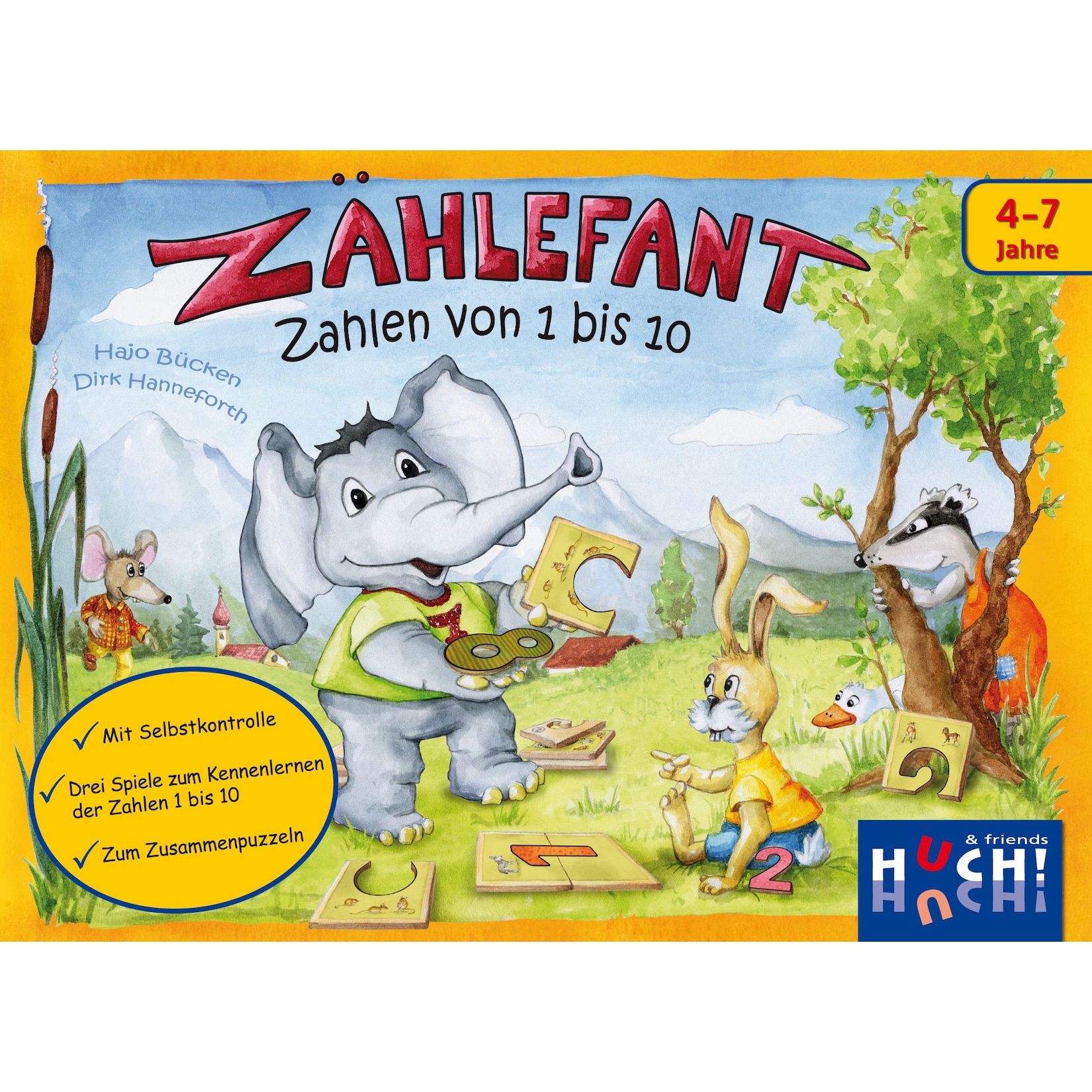 Huch Verlag - Zählefant - Zahlen von 1 bis 10