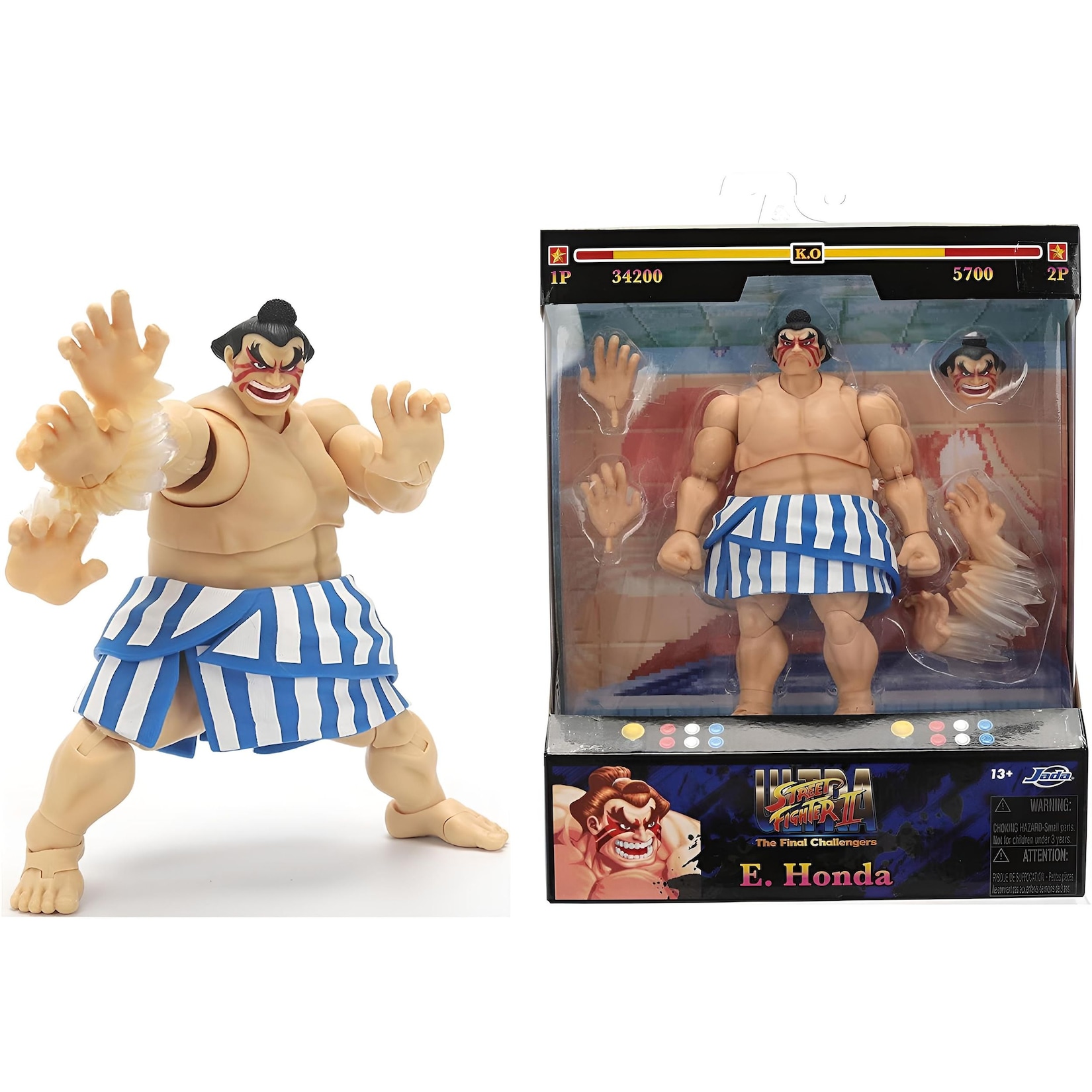 Ultra Street Fighter II: The Final Challengers Actionfigur 1/12 E. Honda 16 cm